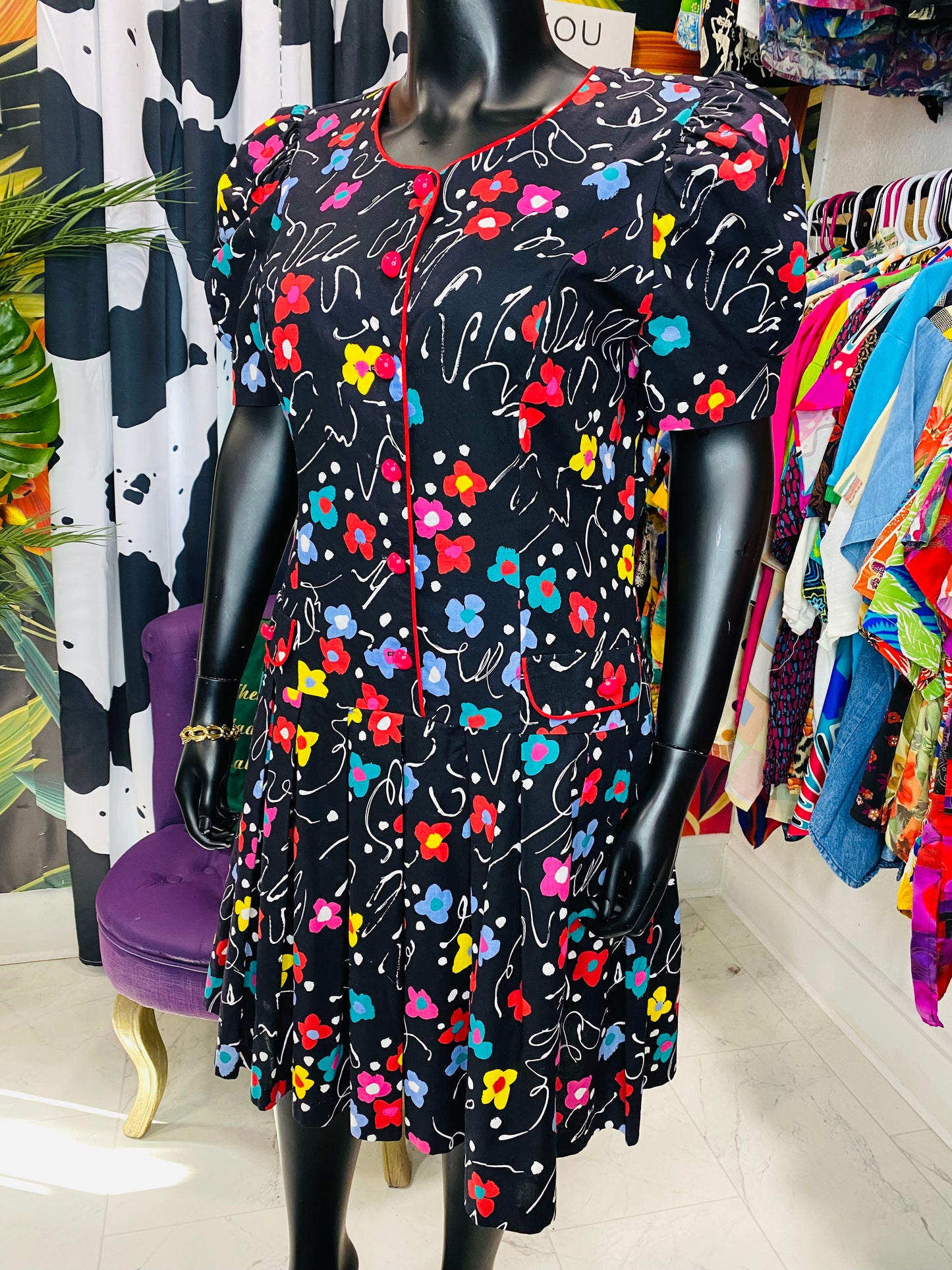 Vintage Floral Romper