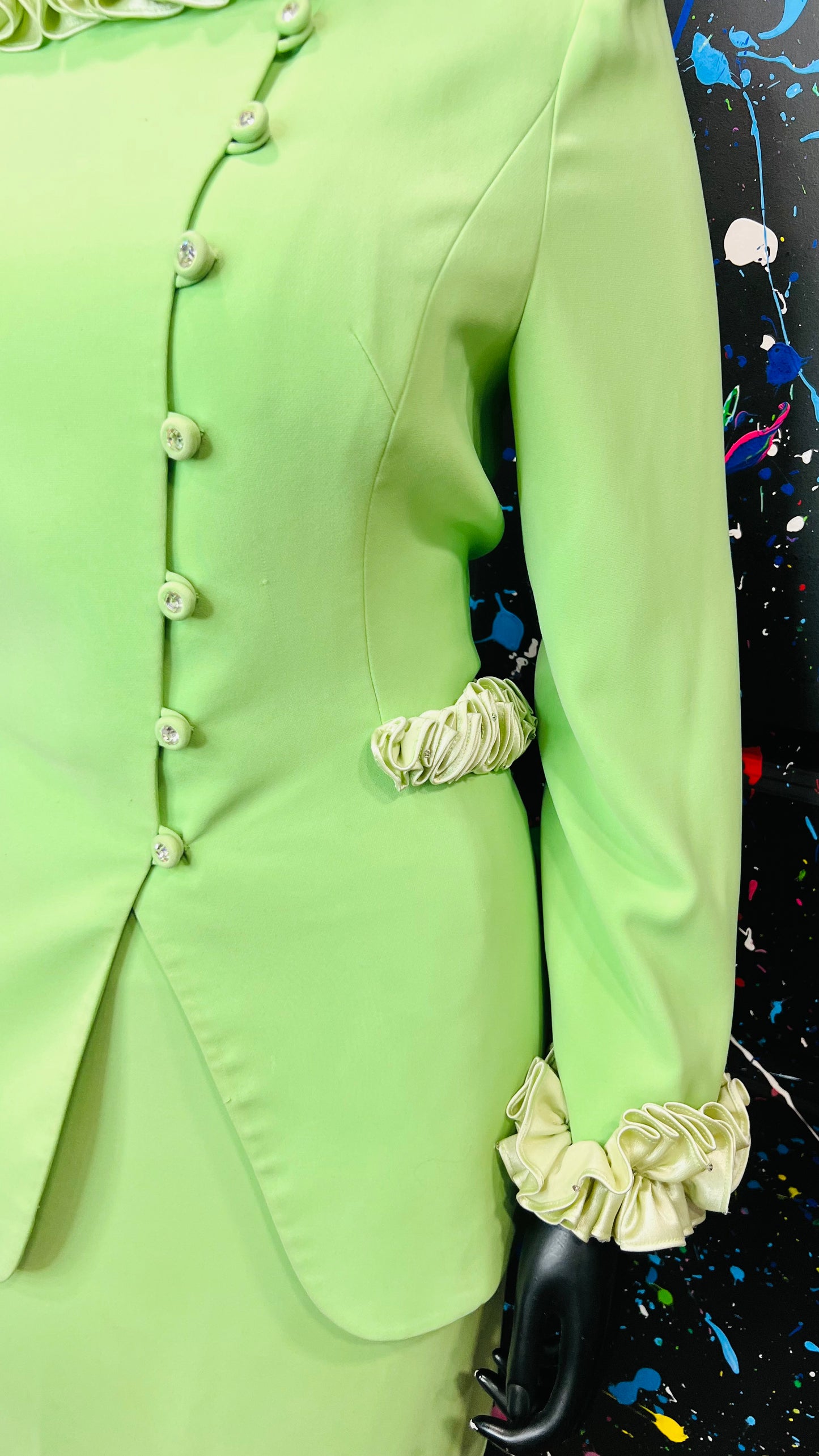 Vintage Mint Luxury Skirt Suit (16)