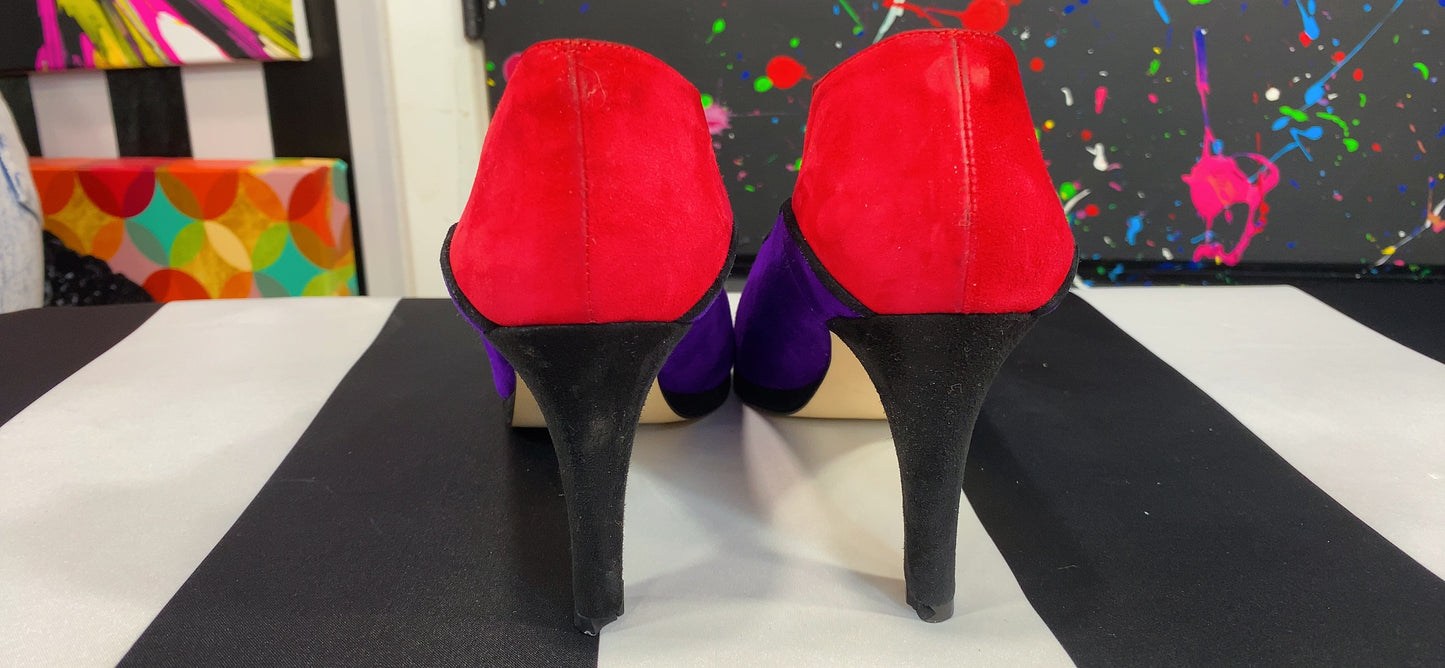 Vintage Proxy Colorblock Heels (9)