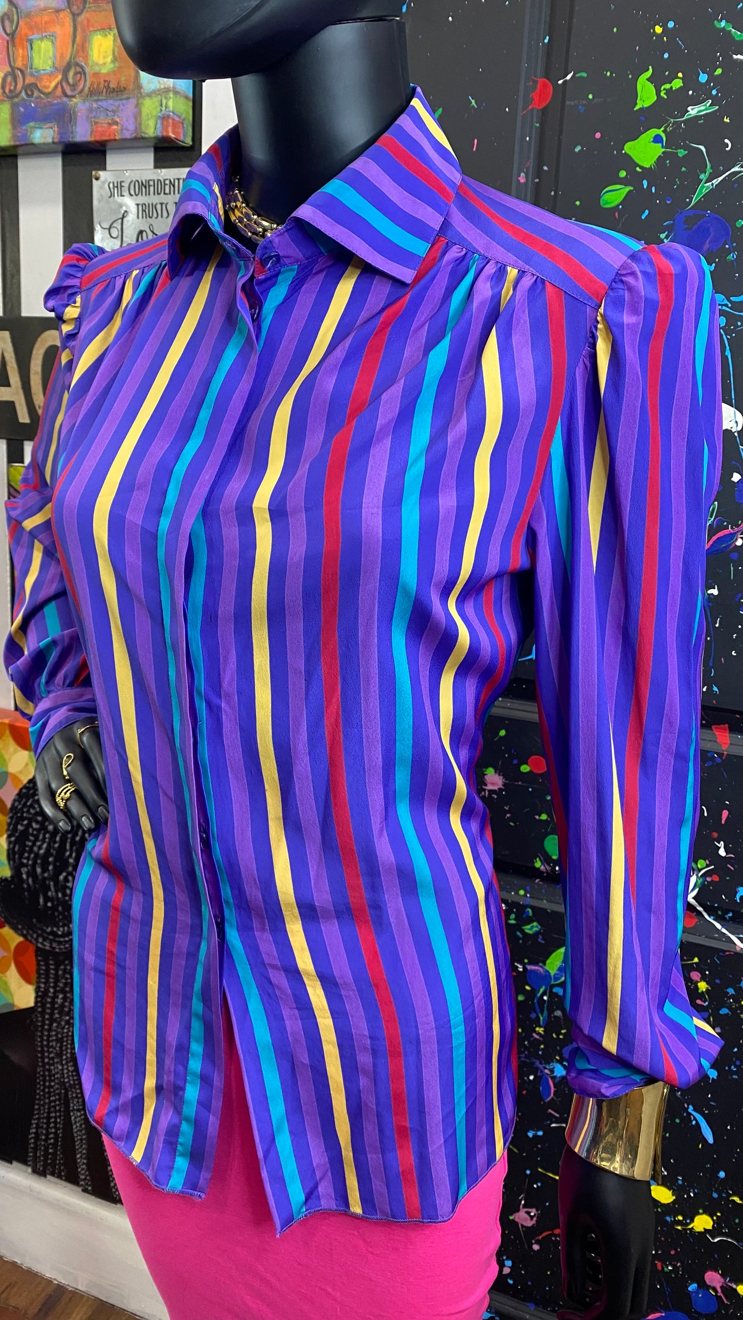 Vintage St John Blouse (12)