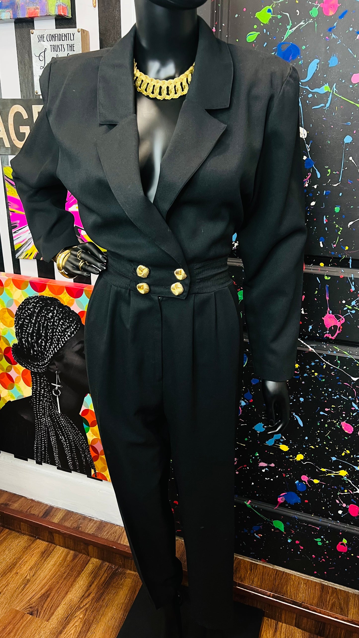 Vintage Black Jumpsuit (12)