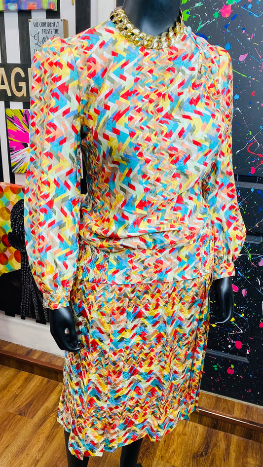 Vintage ‘Core’ Pleated Skirt Set (12)