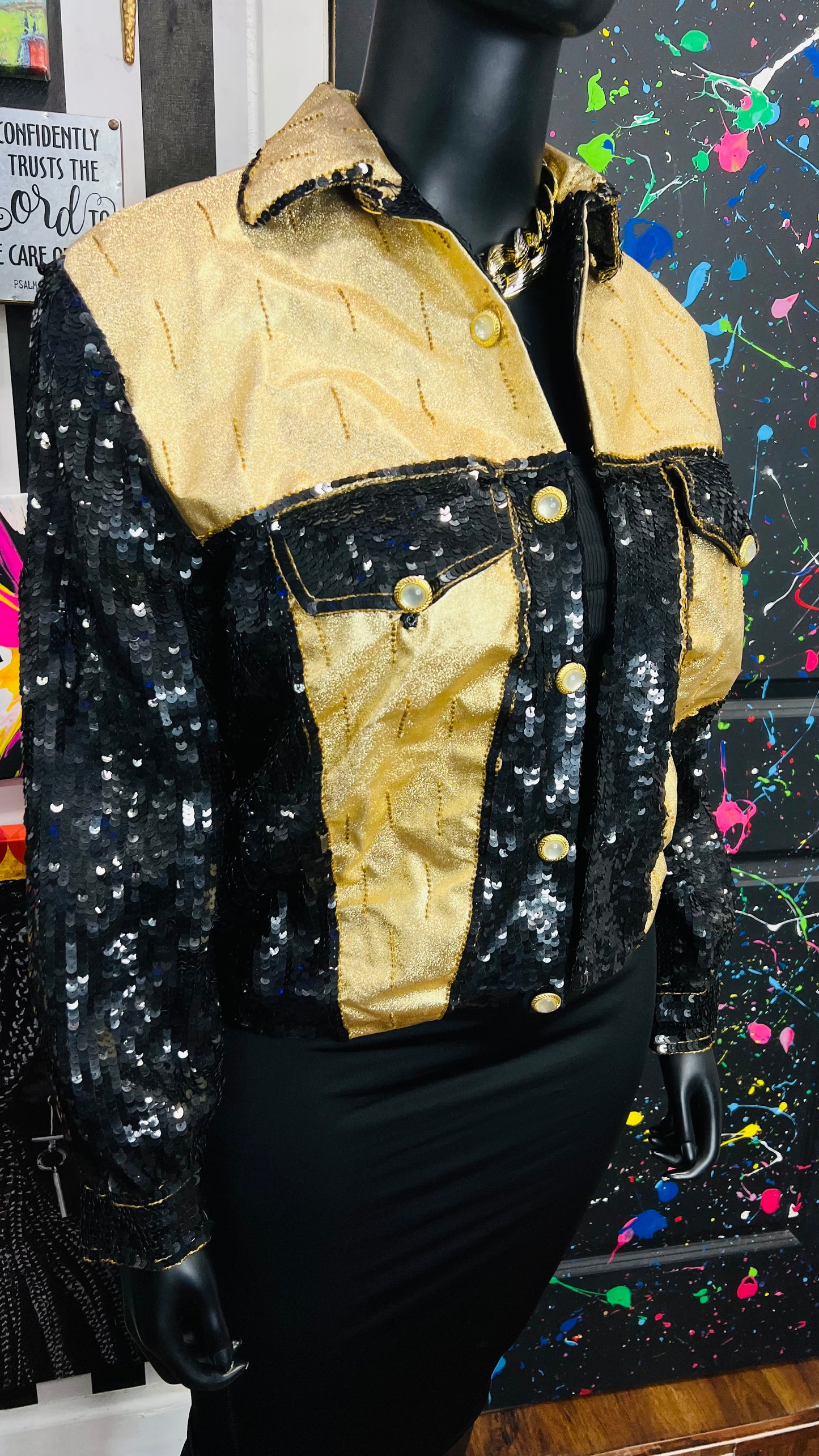 Vintage Modi Sequin Jacket (16)