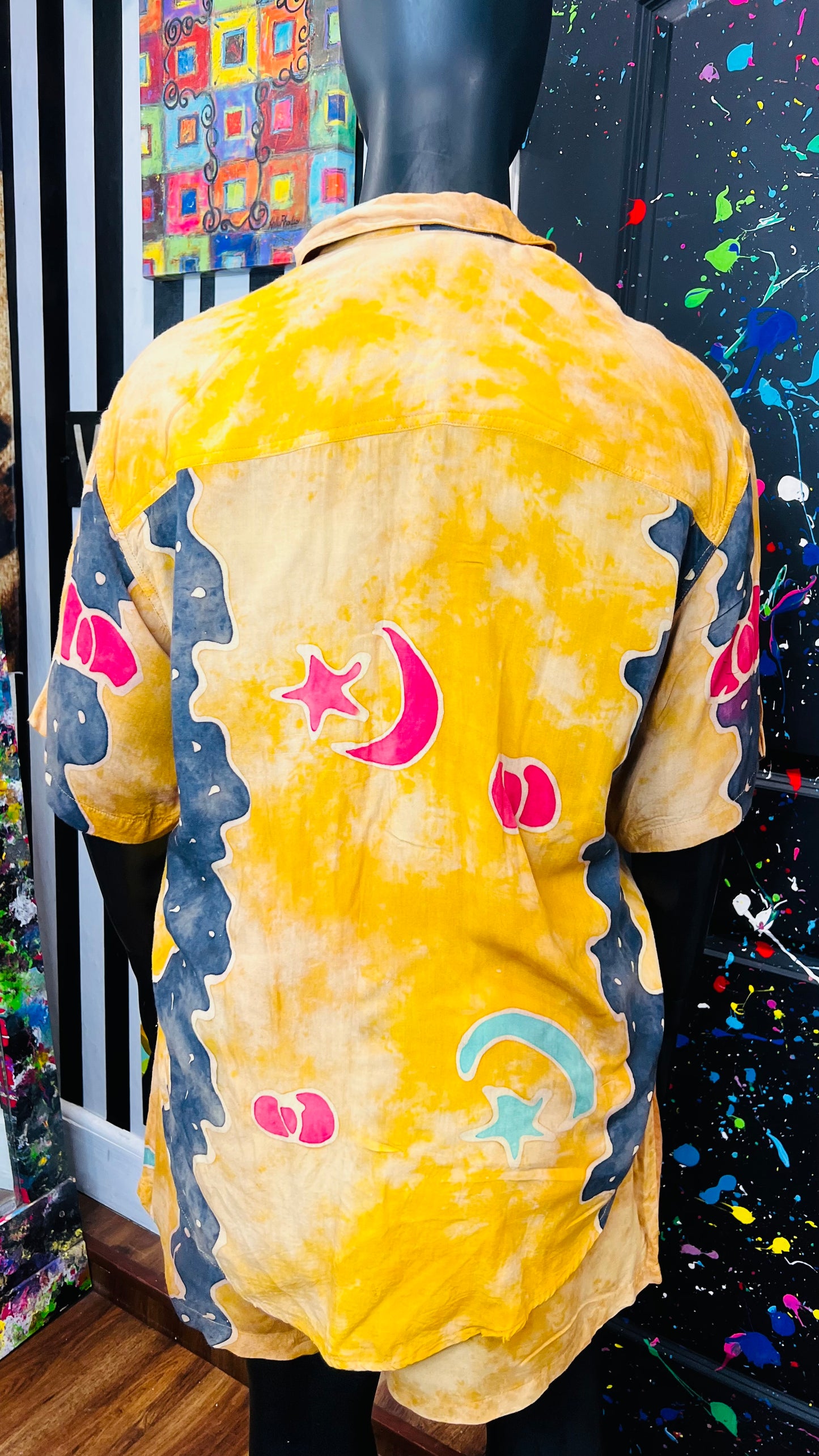 Vintage Rayon 90s Shorts Set (18)