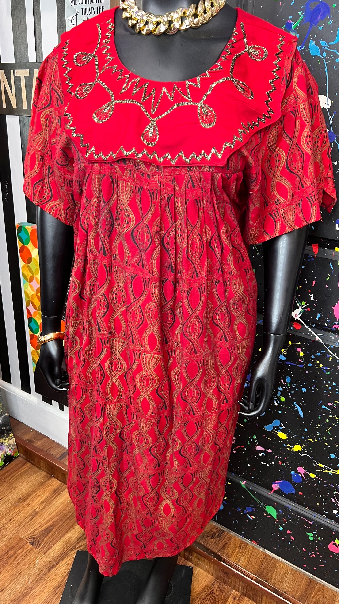 Vintage True Traditional African Dress (16)