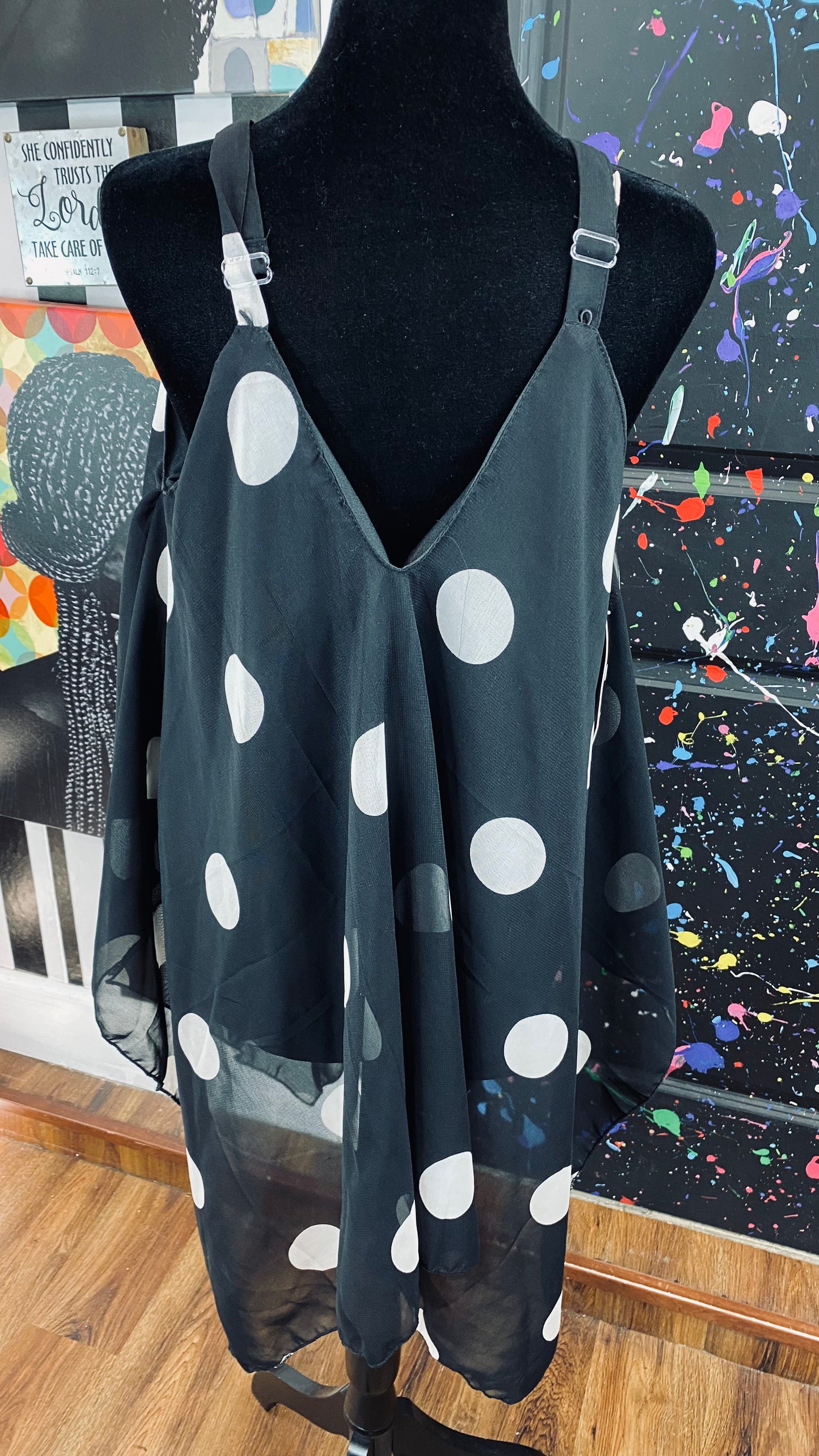 Unique Spectrum Sleeveless Blouse