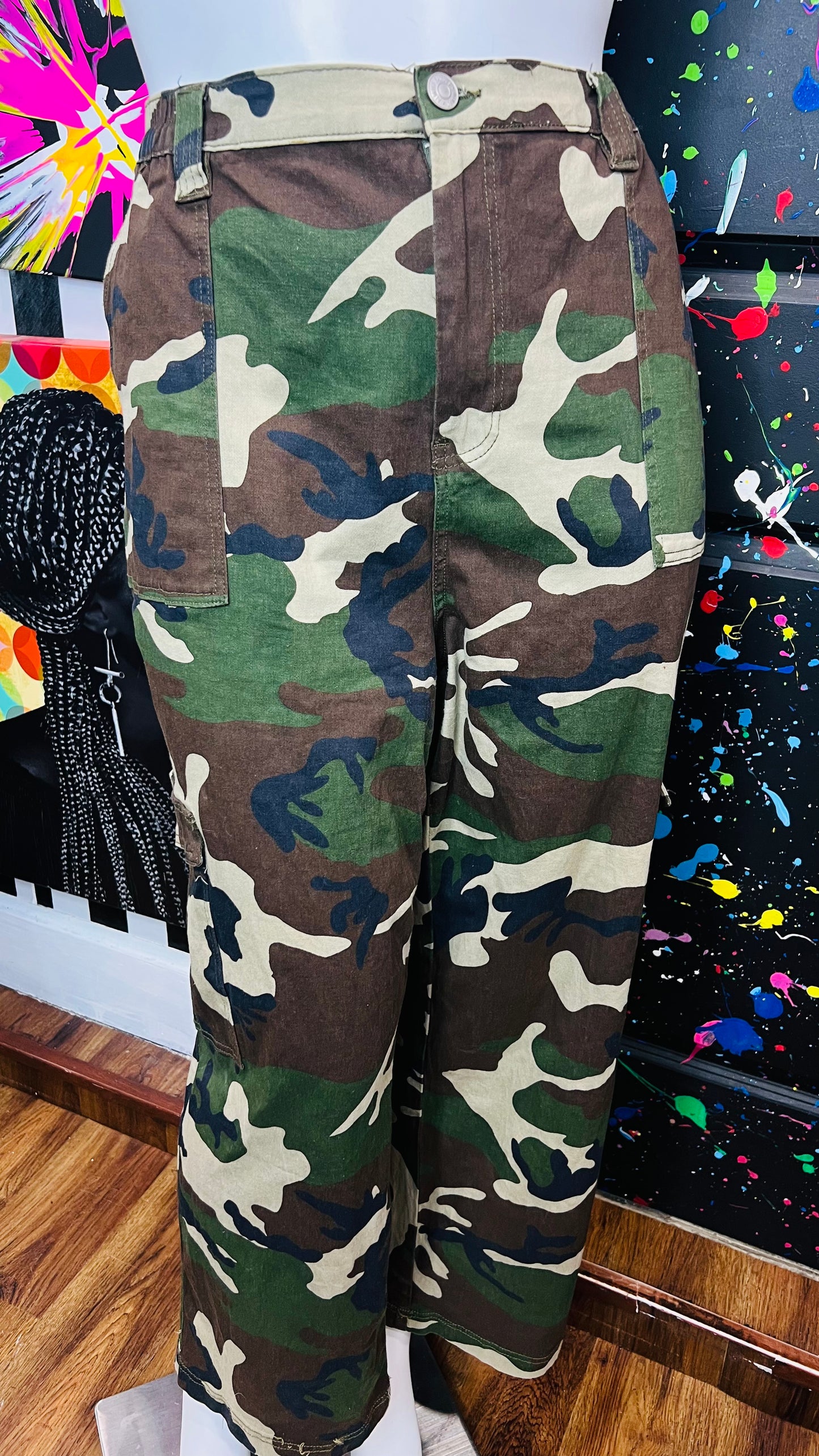 Camo Cargo Pants - Good Stretch (22)