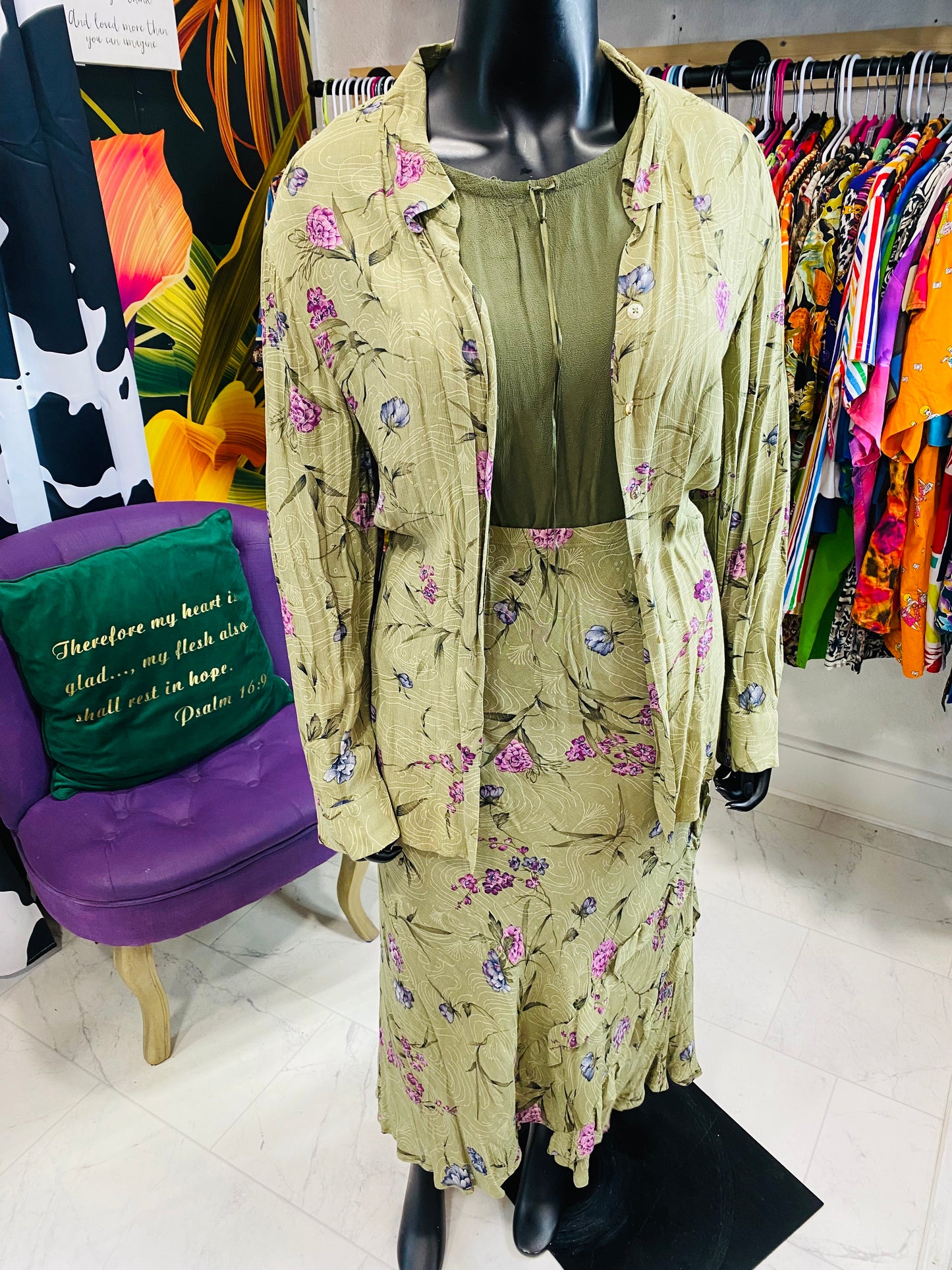 Vintage Carole Little 3 Piece Skirt Set