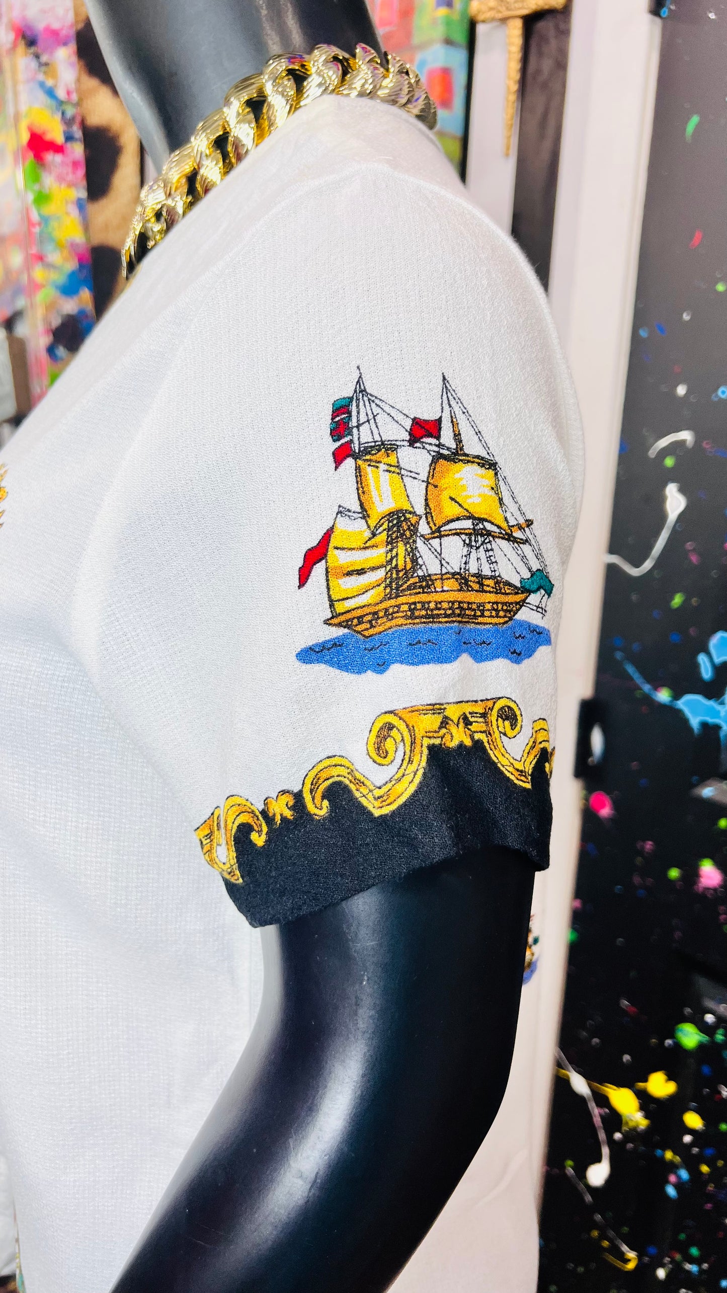 Vintage Nautical Blouse (14)