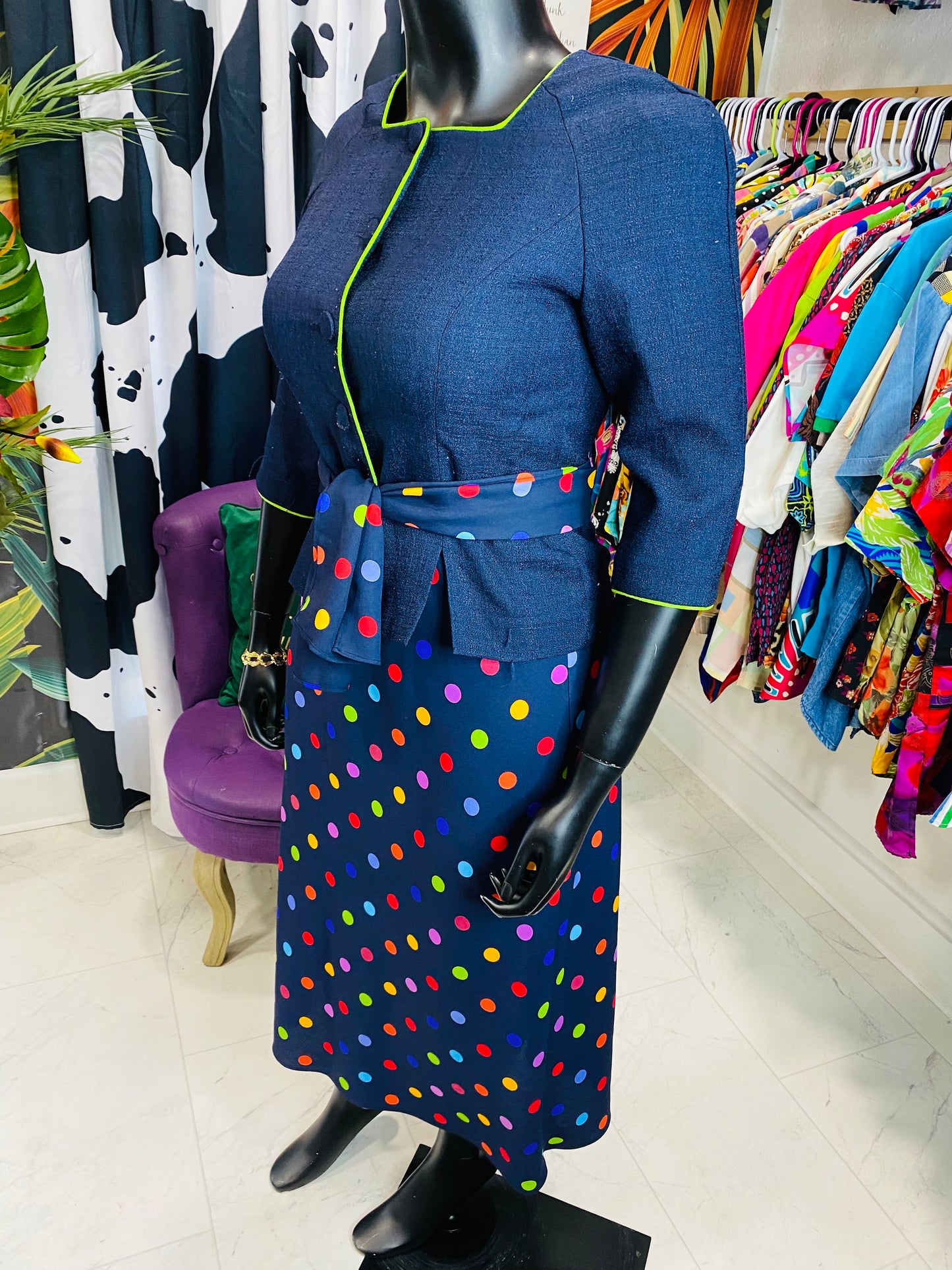 Vintage Leslie Fay 3 piece Skirt Set