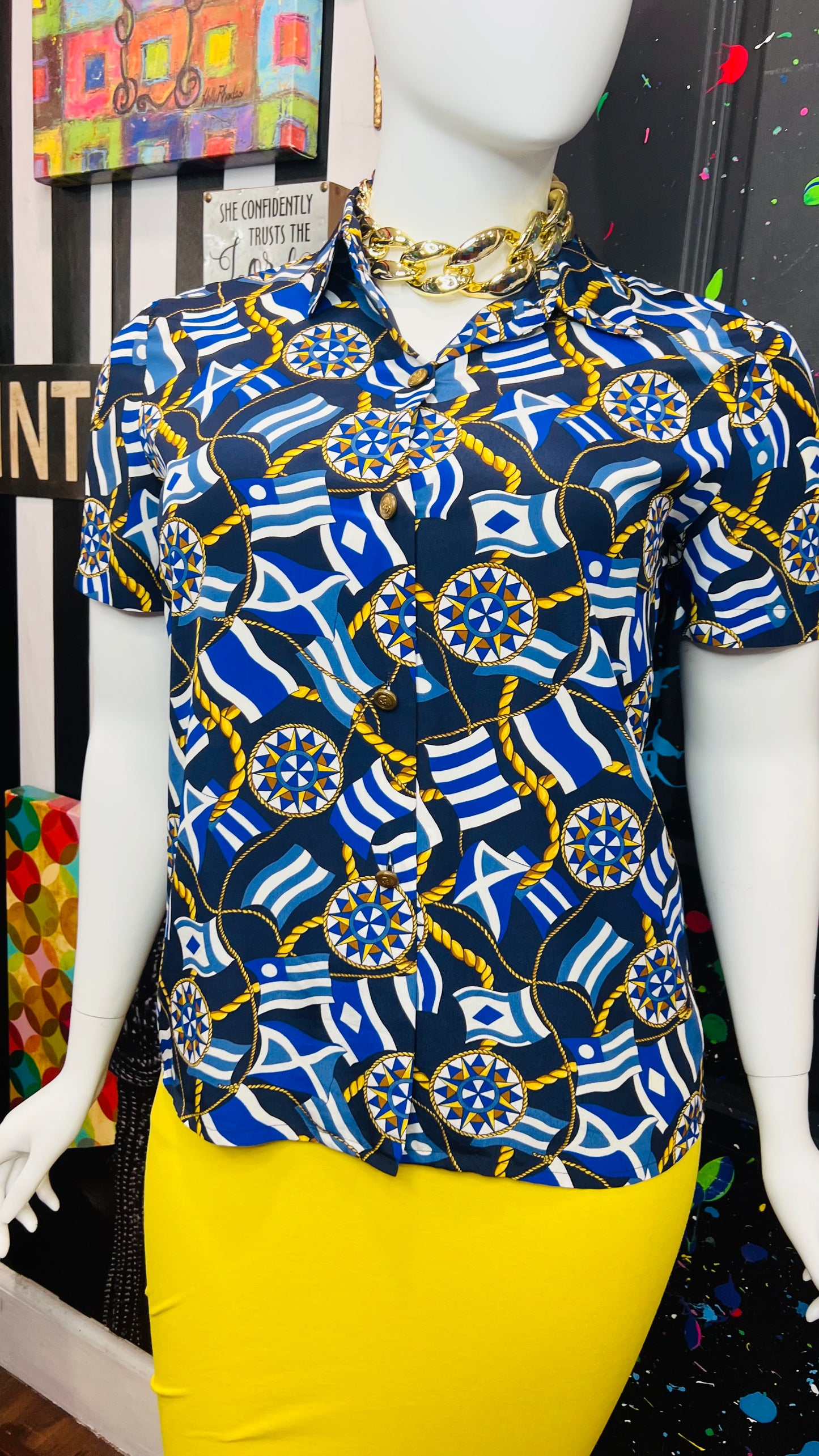 Vintage Nautical Blouse (14)