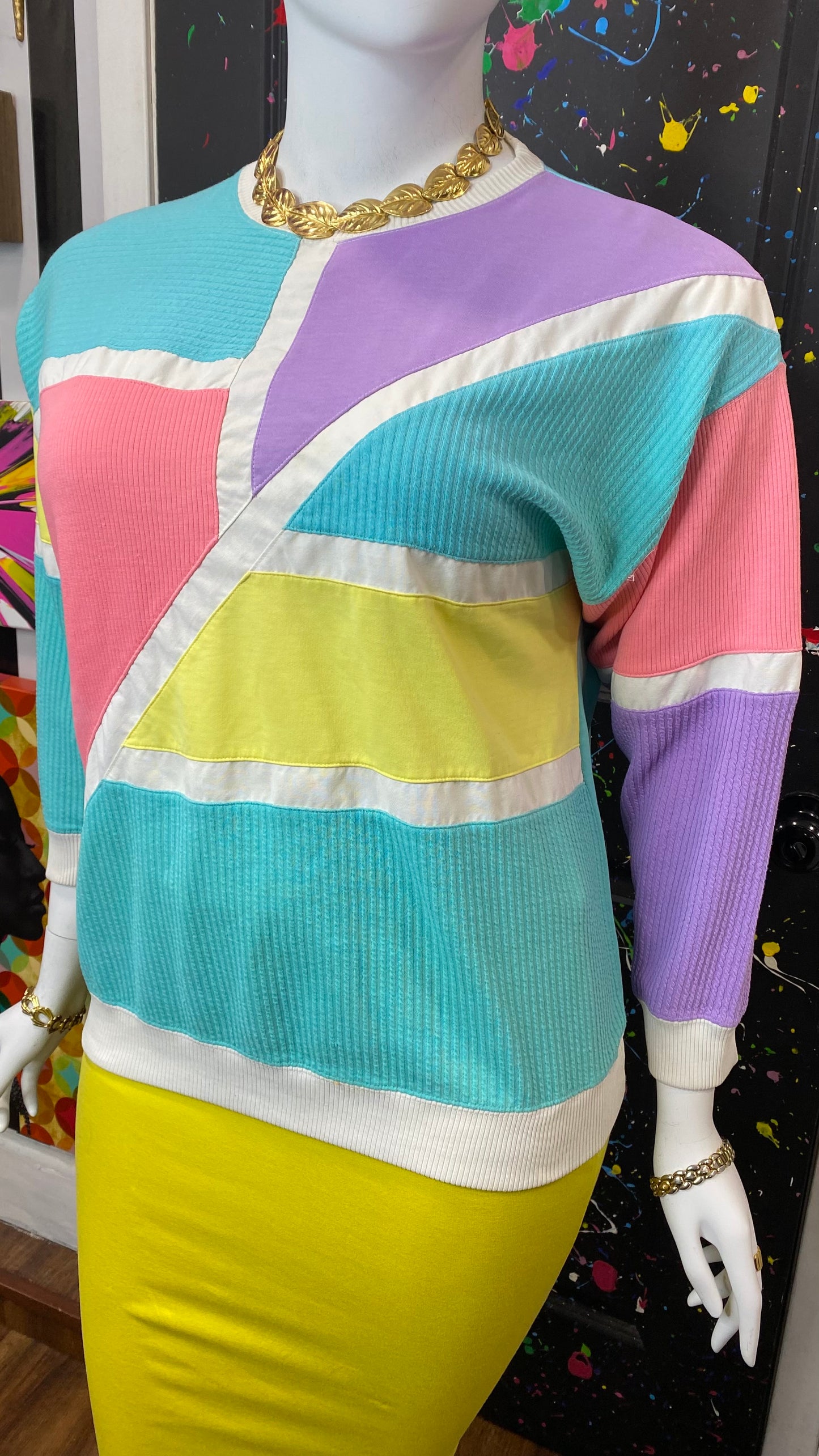 Vintage Pastel Colorblock Sweatshirt (18)