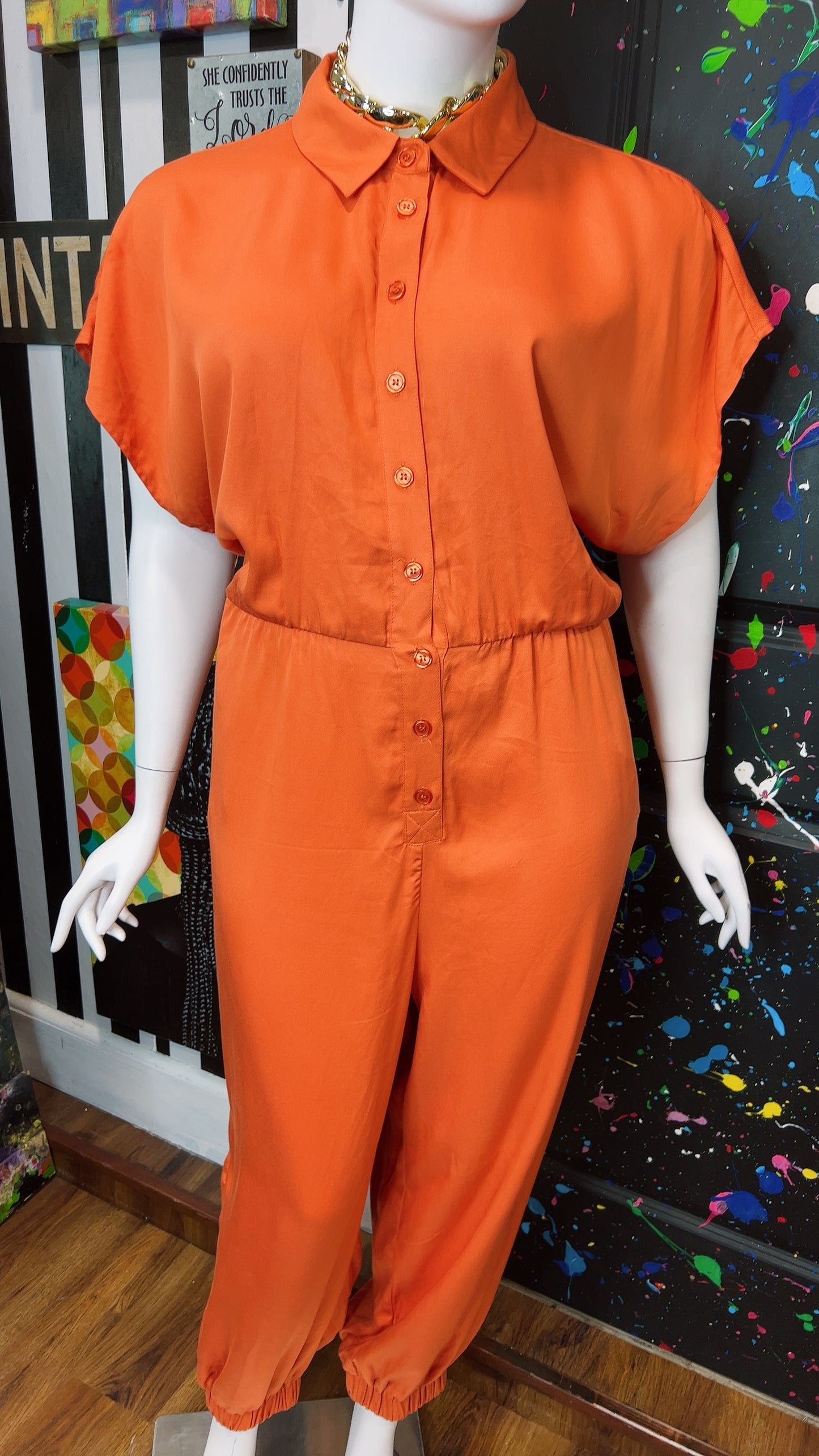 Eloquii Orange Jumpsuit (24)