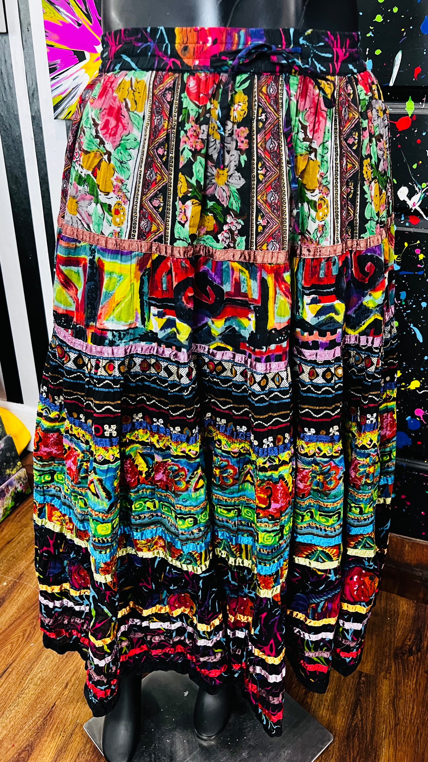 Vintage Patchwork Skirt (16)