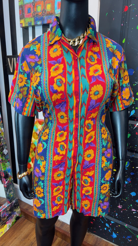 Vintage Floral Rayon Romper (18)
