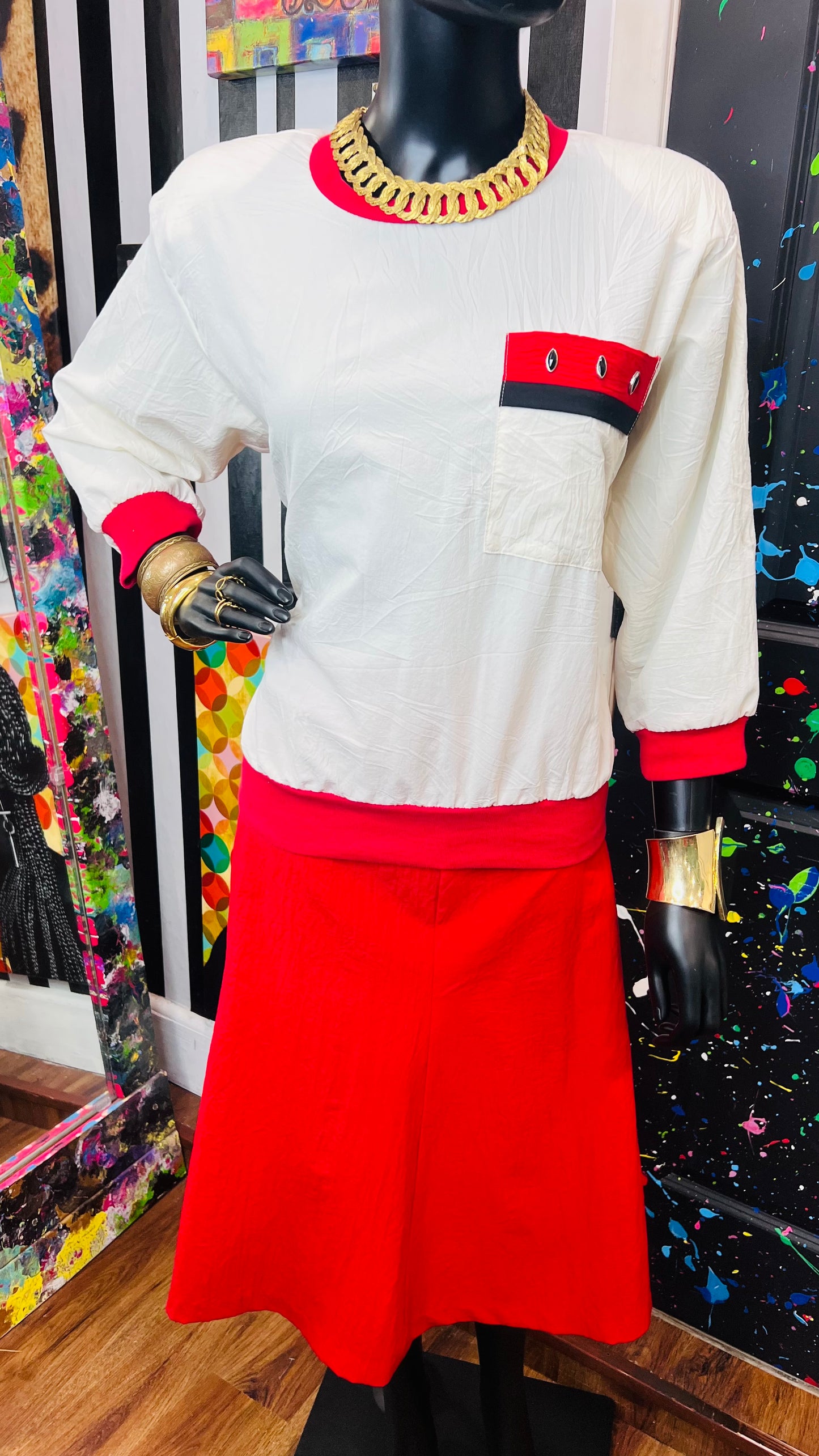 Vintage Teddi Skirt Set (12)