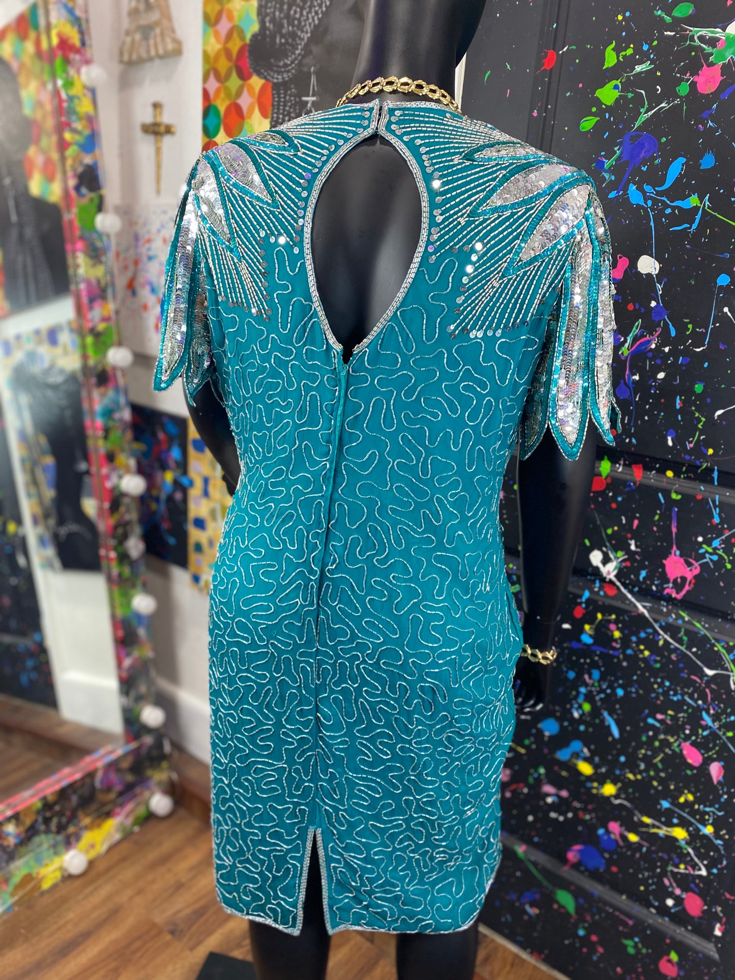 Vintage Sequin Dress