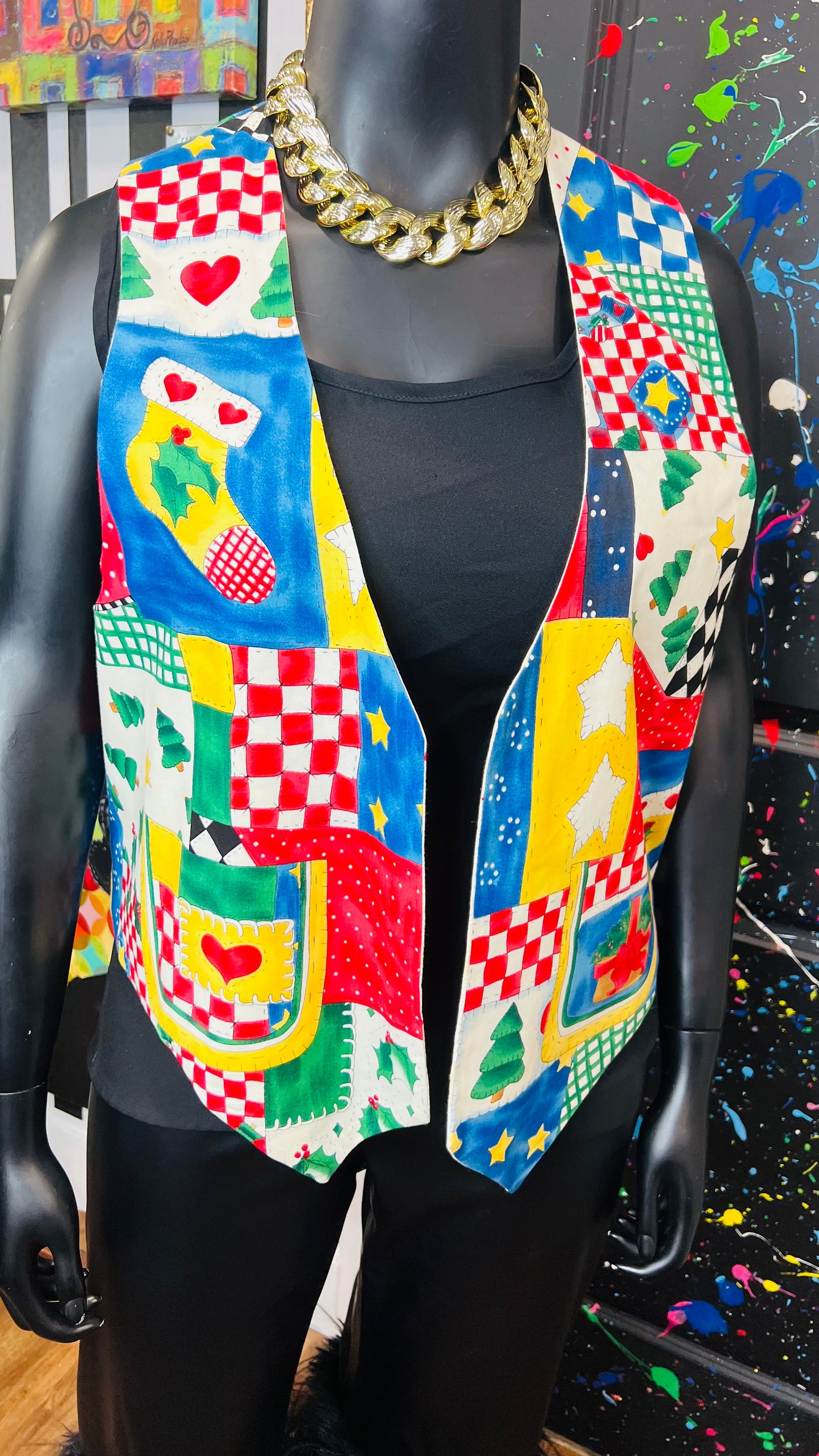 Vintage Festive Vest (16)