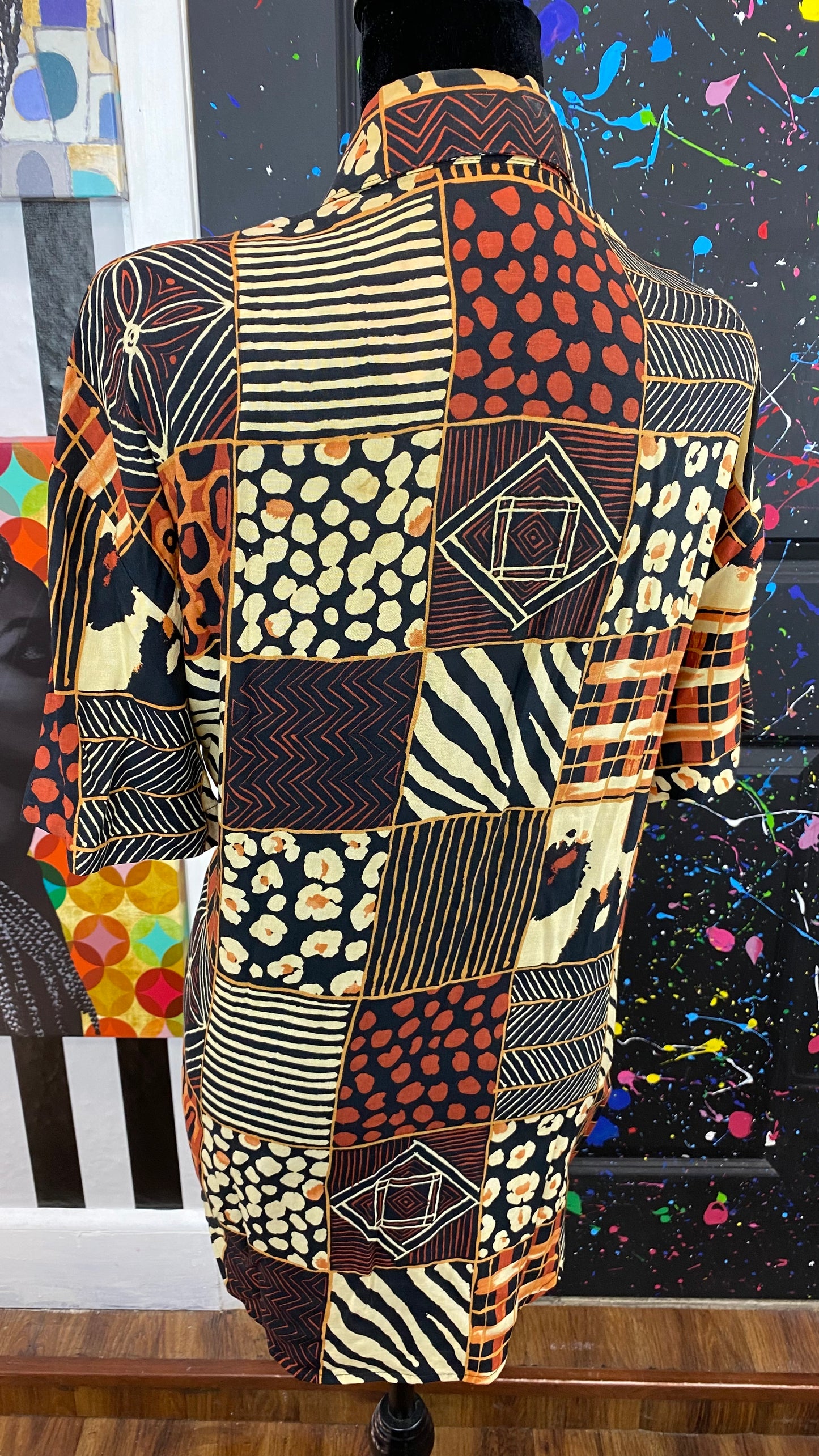 Vintage Short Sleeve Blouse