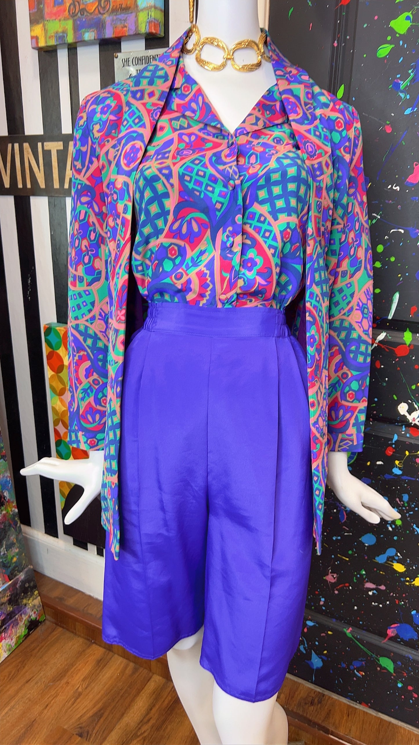 Vintage Three Piece Shorts Set (12)