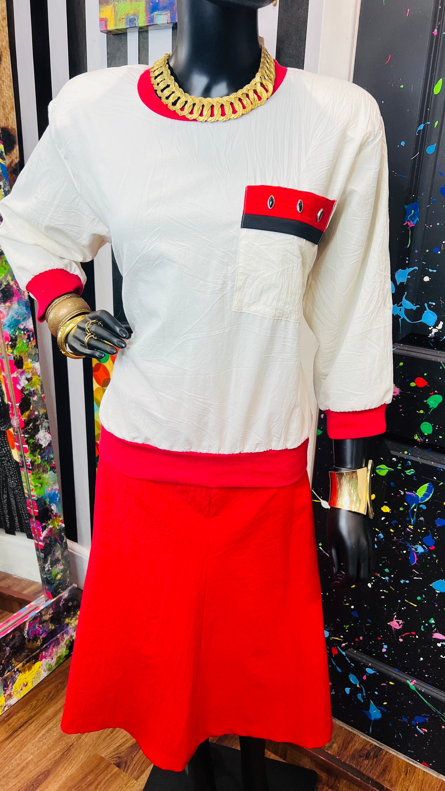 Vintage Teddi Skirt Set (12)