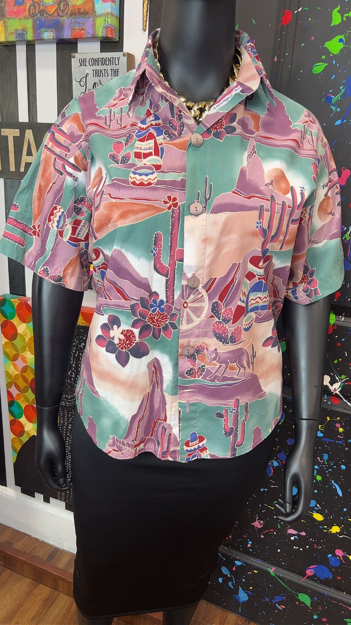 Vintage Western Blouse (18)