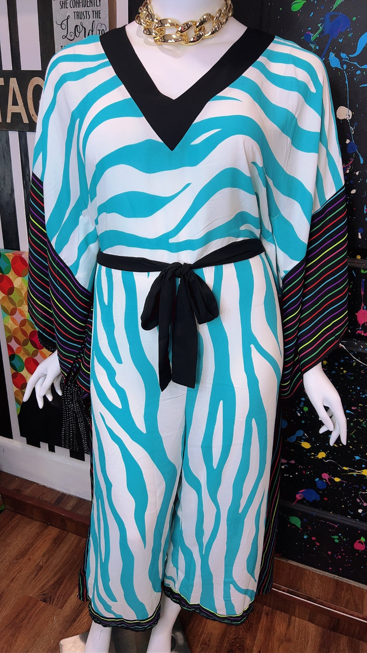 Ashley Stewart Striped Jumpsuit (18/20)