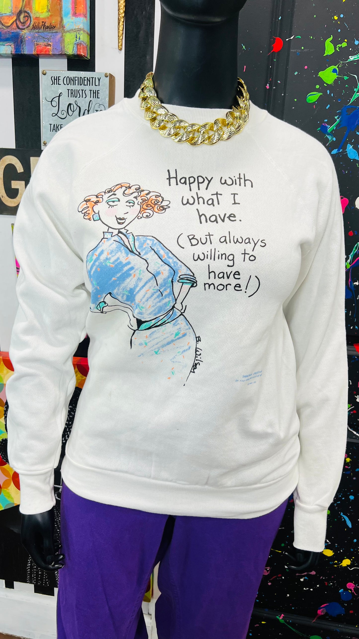 Vintage Graphic Sweatshirt- New w/ Tags Deadstock (16)