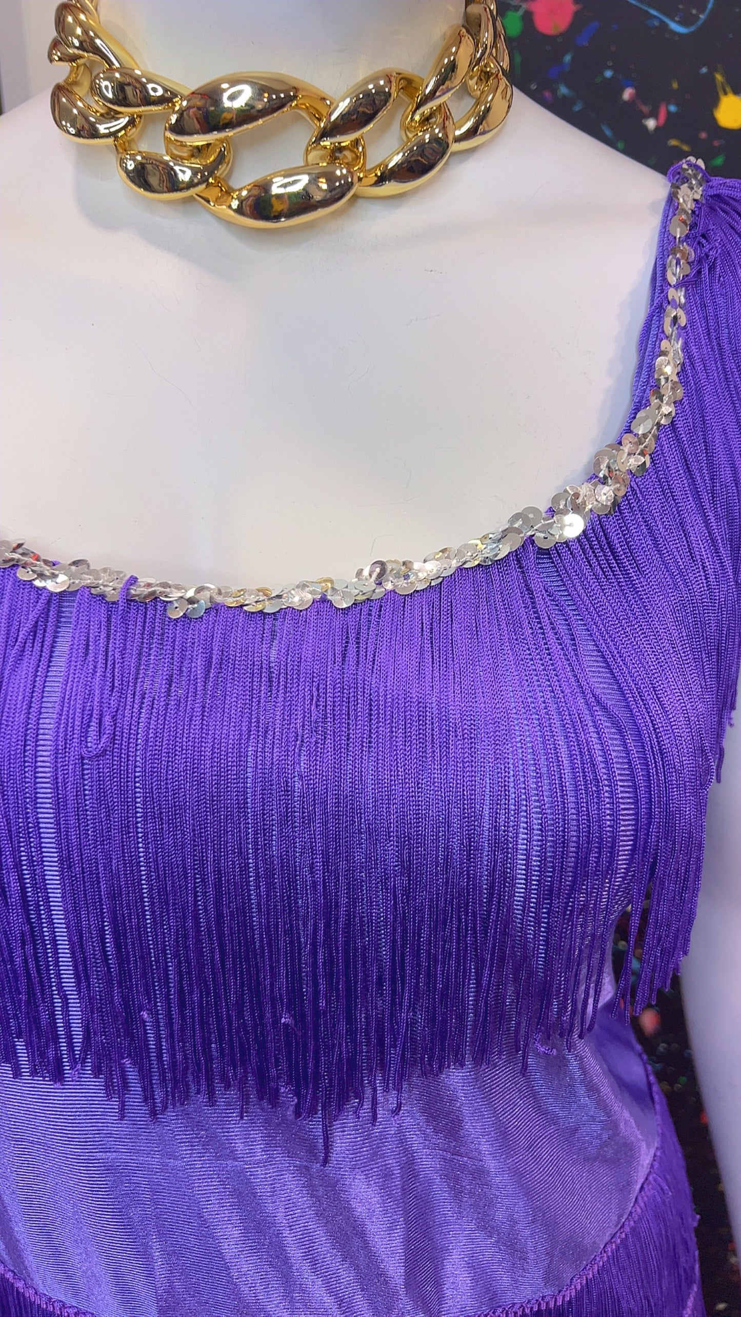 Purple Fringe Dress (24)