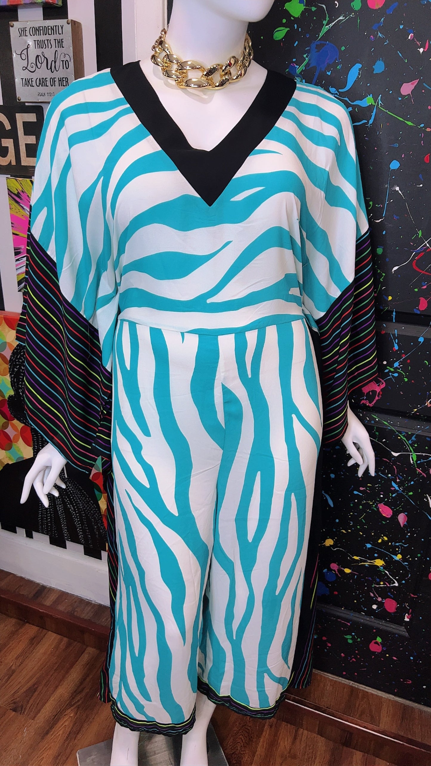 Ashley Stewart Striped Jumpsuit (18/20)