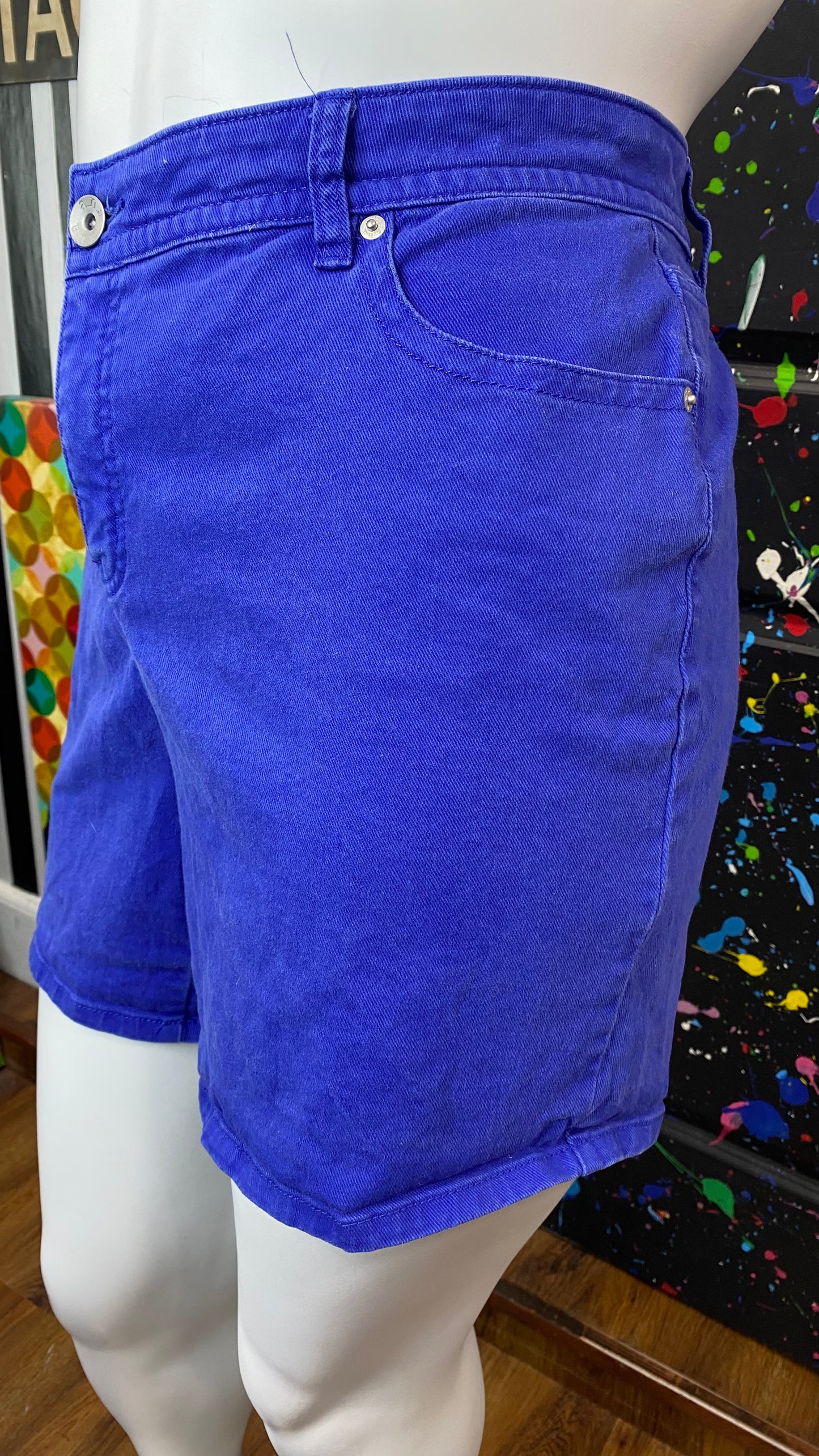 Blue Denim Shorts (20W)