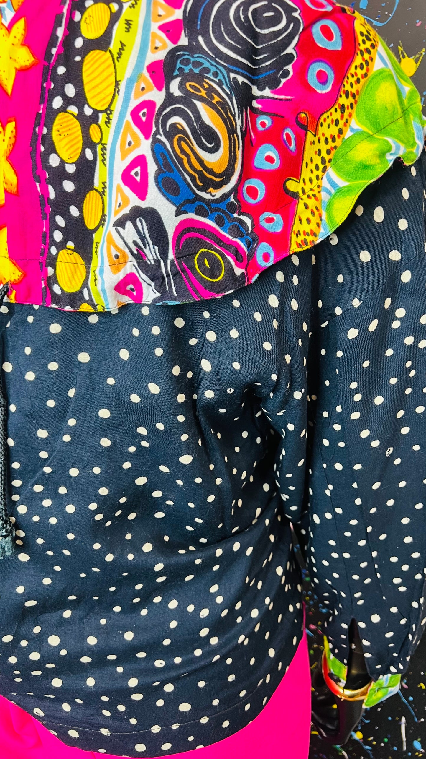 Vintage Rayon Cropped Jacket (14/16)