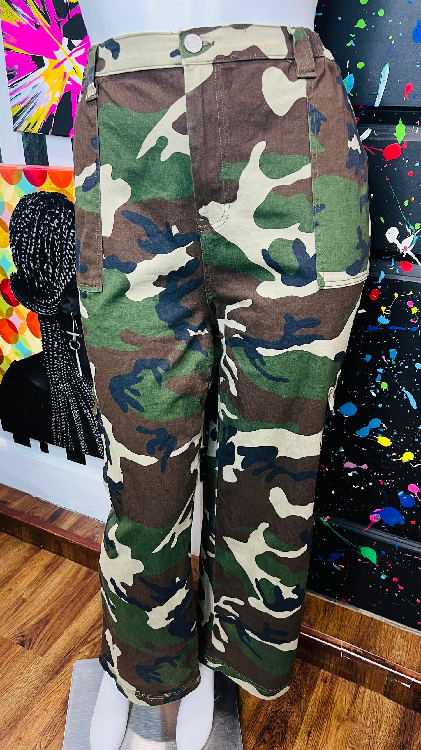 Camo Cargo Pants - Good Stretch (22)