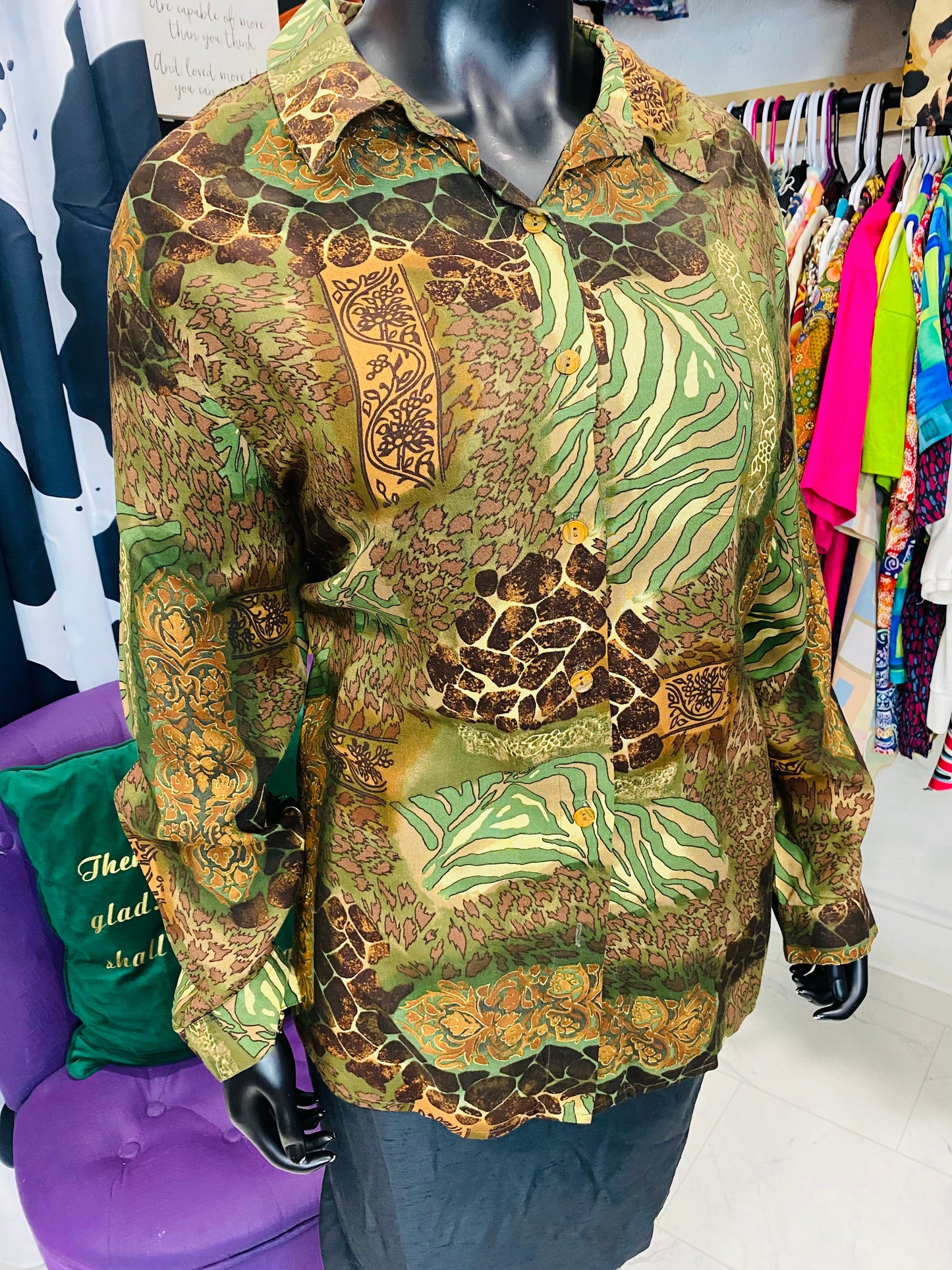 Vintage Long Sleeve Blouse