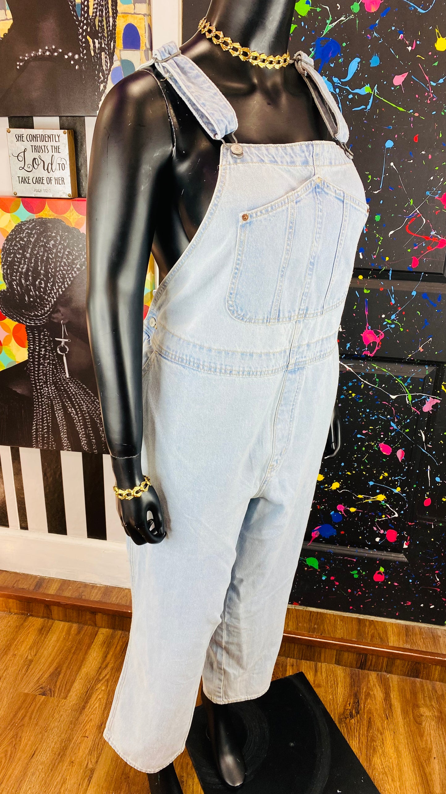 Old Navy Denim Overalls Jumpsuit