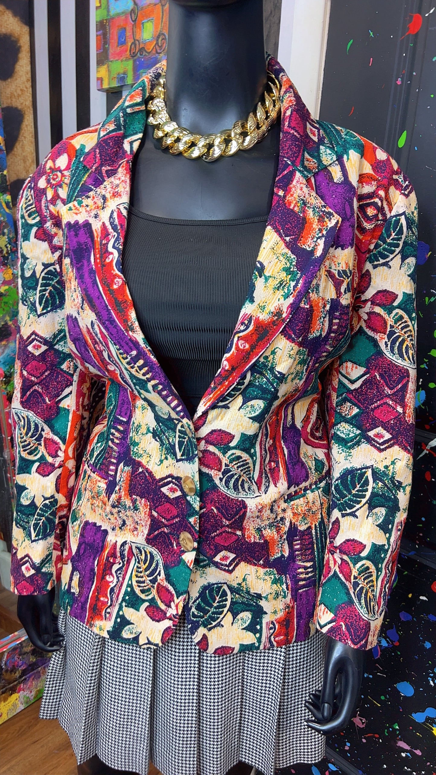 Vintage Abstract Blazer (22)