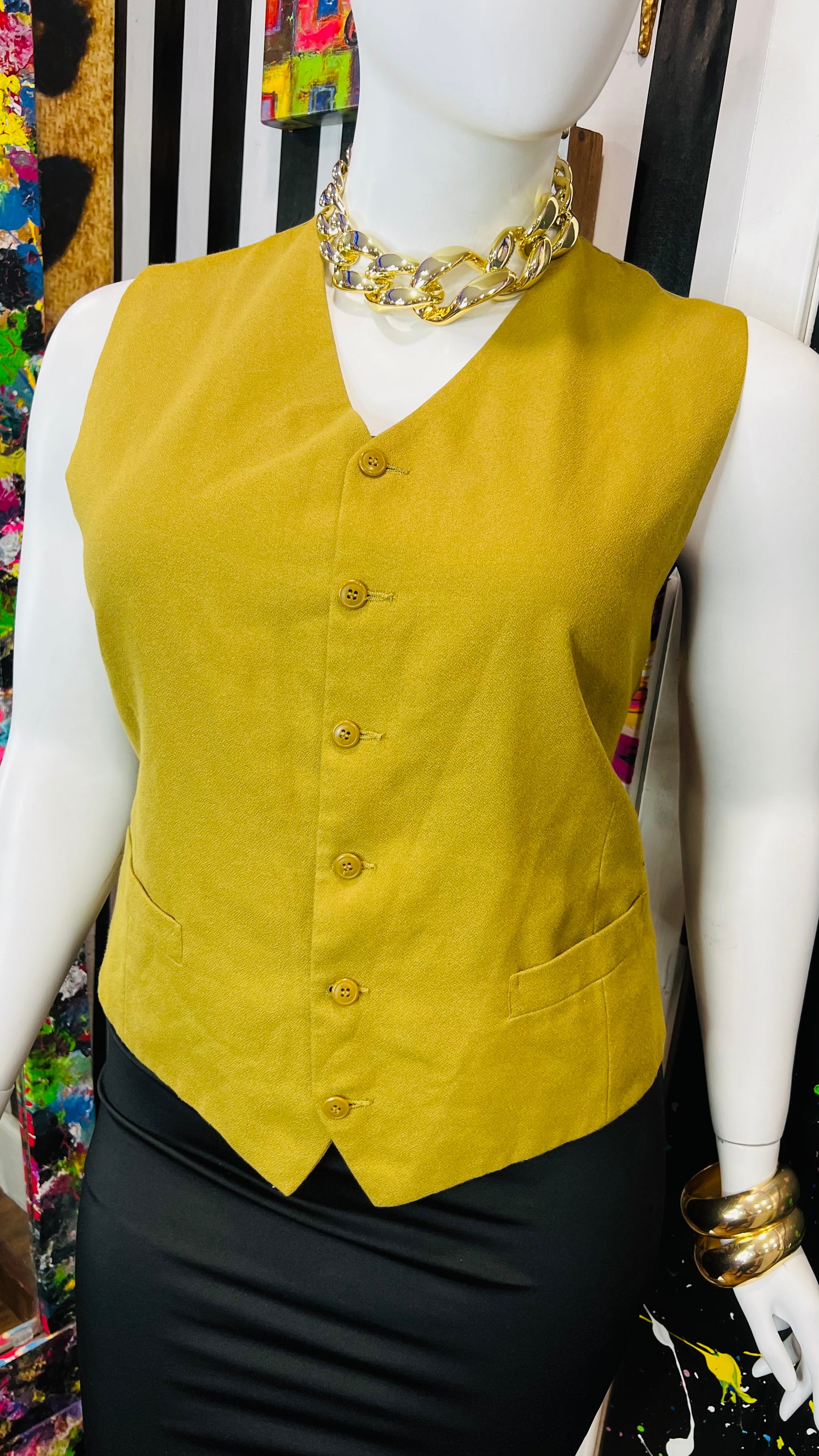Vintage Gold Vest (14)