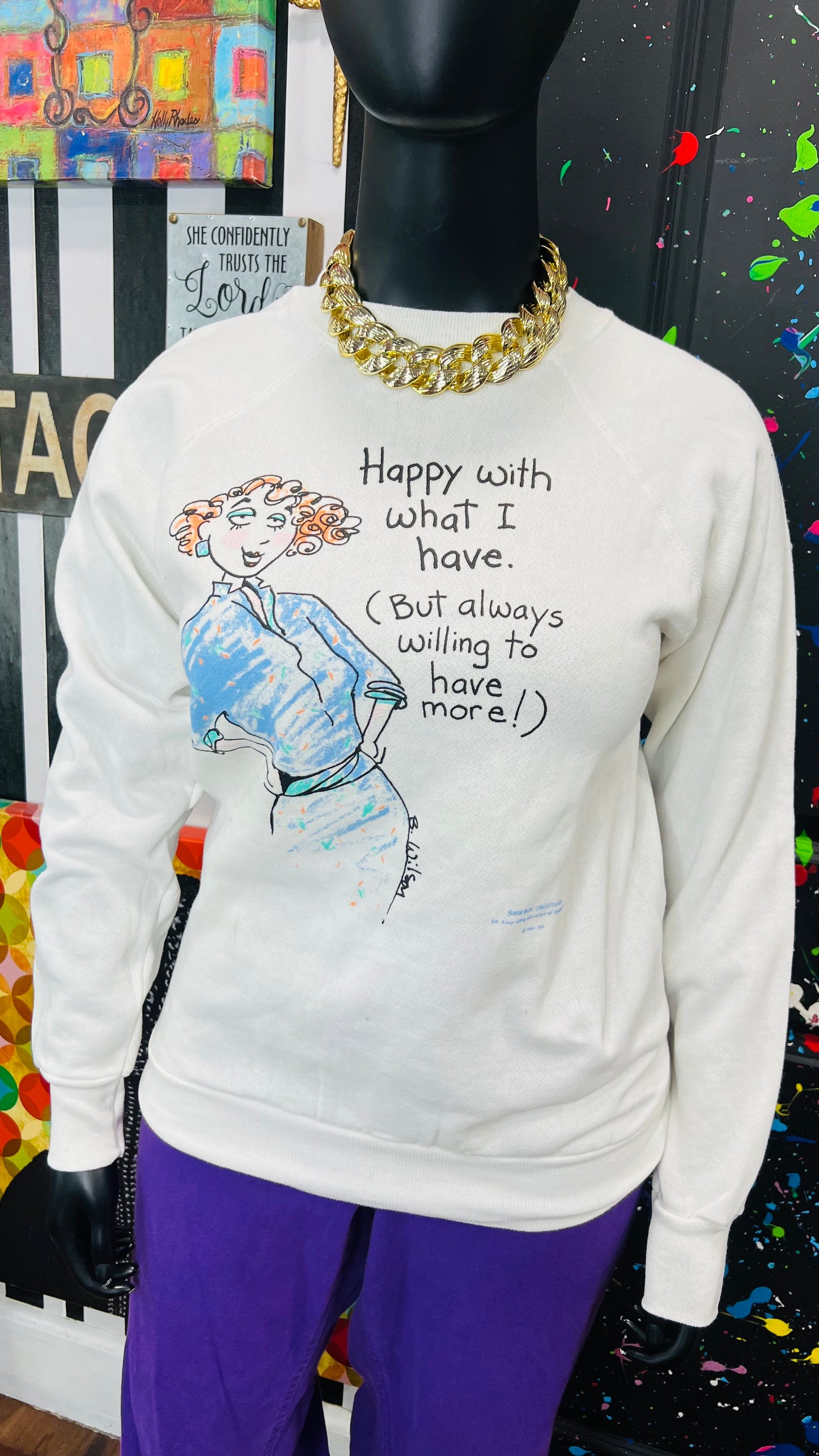 Vintage Graphic Sweatshirt- New w/ Tags Deadstock (16)