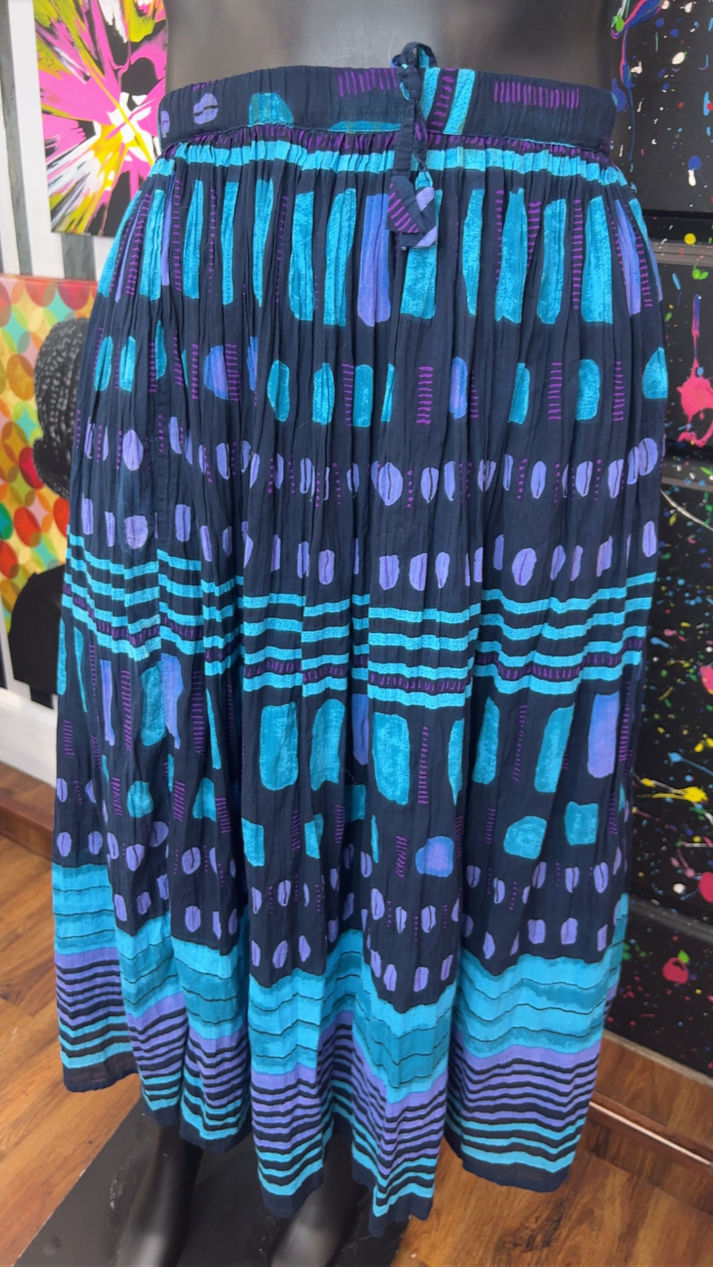 Vintage Rayon Skirt (22)