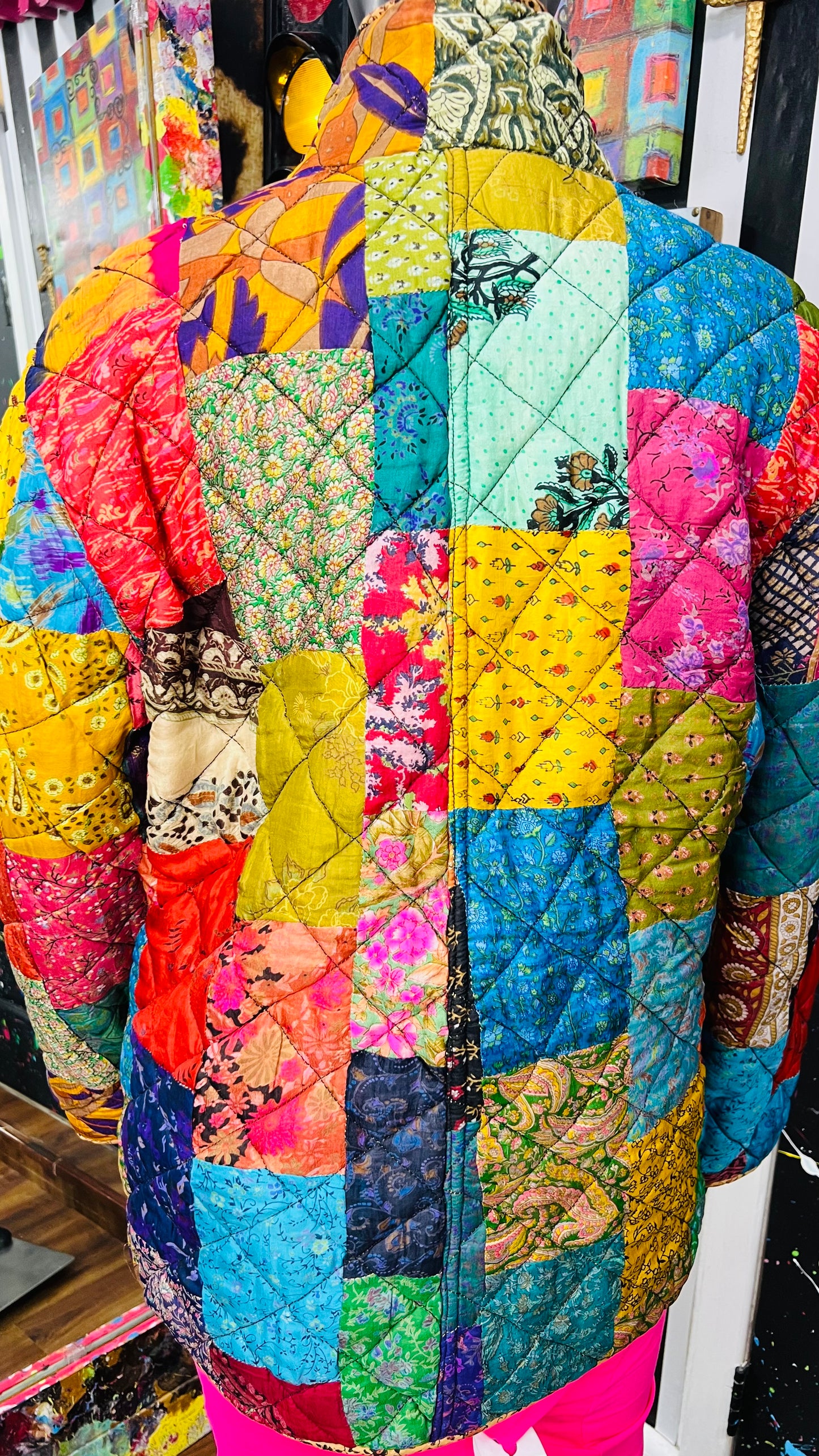 Vintage Patchwork Reversible Jacket (16)