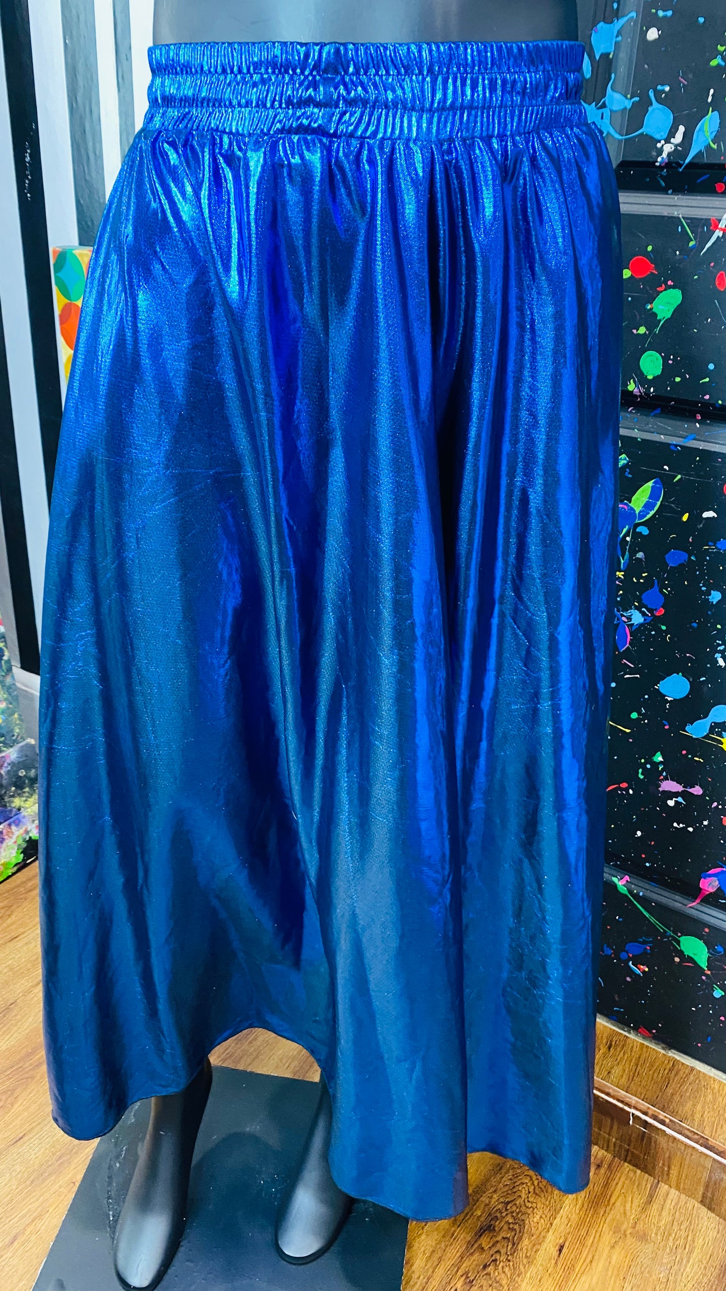 Vintage Blue Shimmer Skirt (20)
