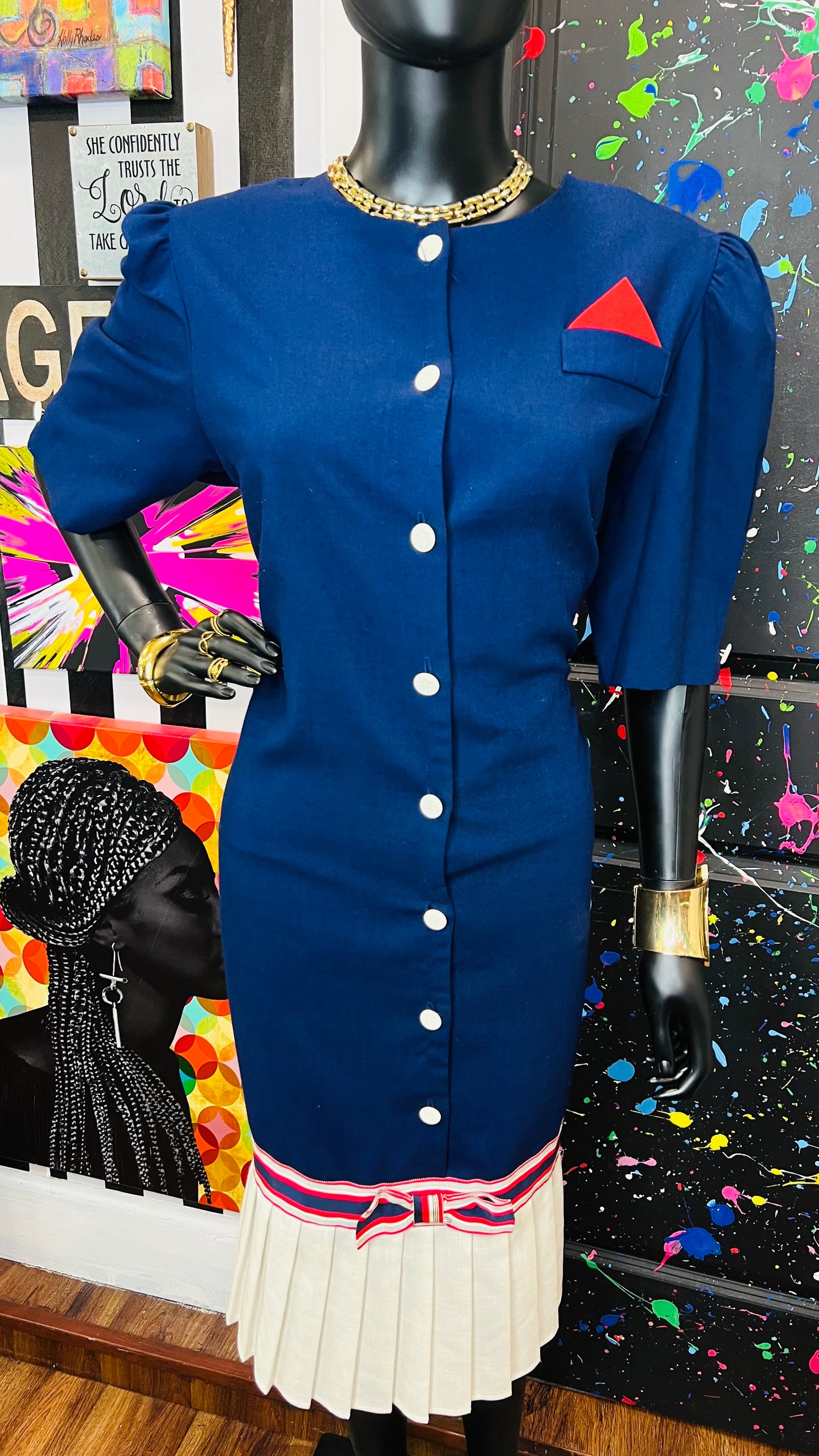 Vintage Sailors Dress (14)