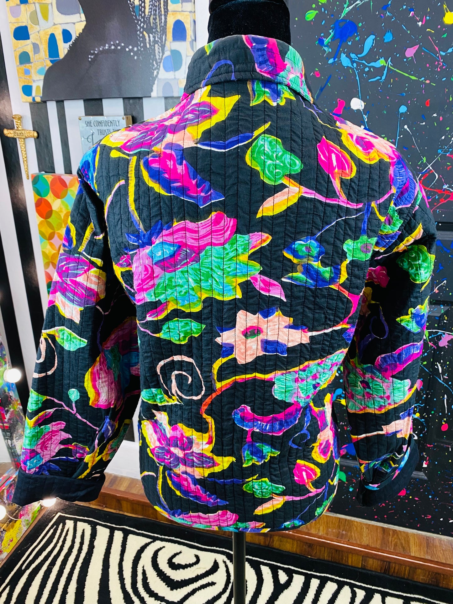 Vintage New Directions Quilted Blazer