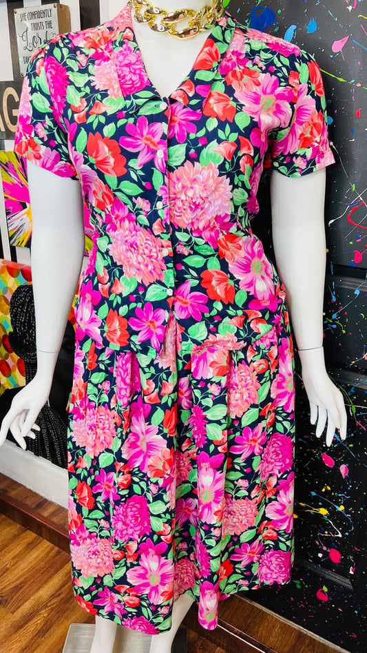 Vintage Floral Skirt Set (14)
