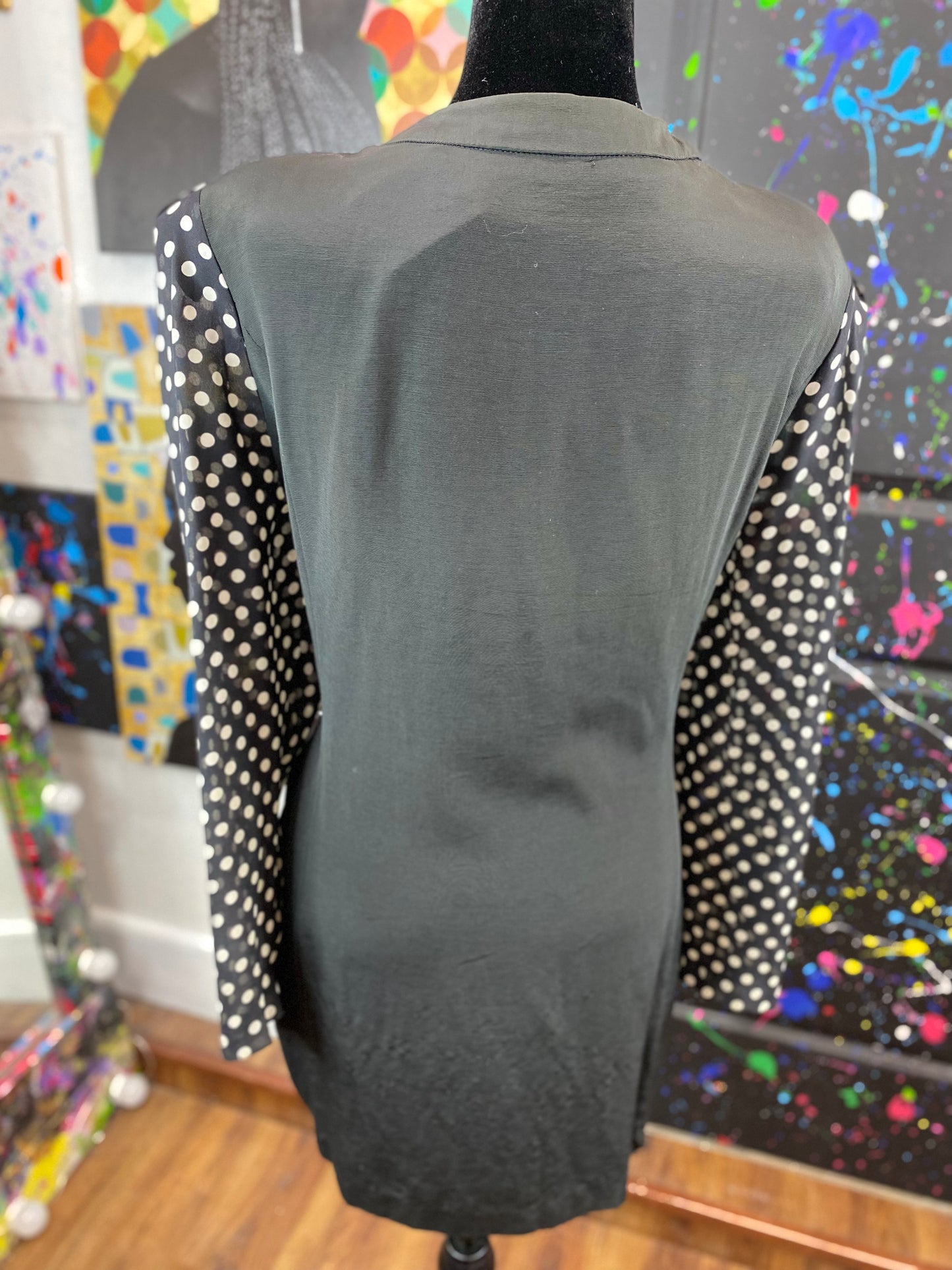 Vintage Sheer Sleeve Blouse