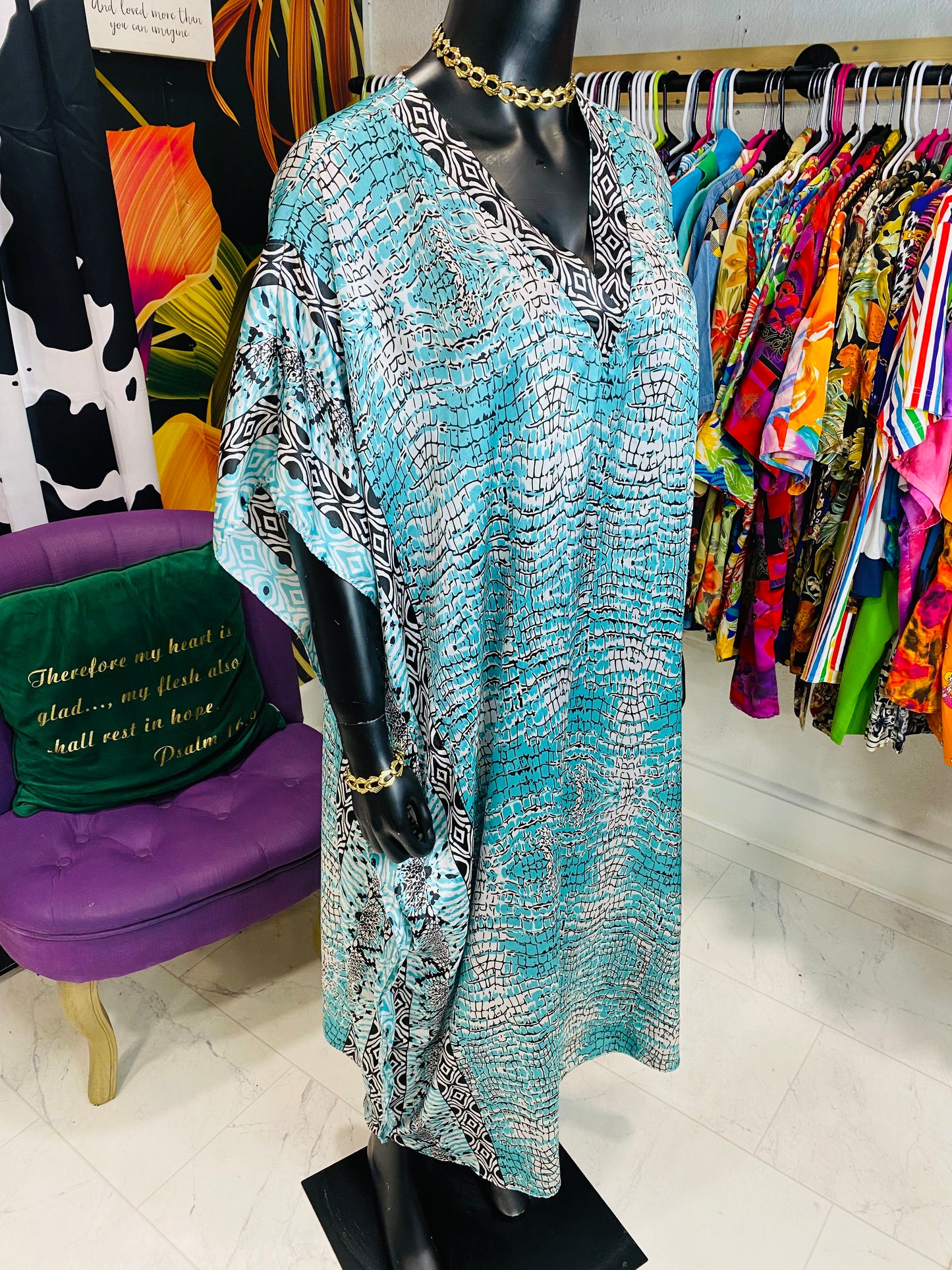 Vintage Kaftan Dress