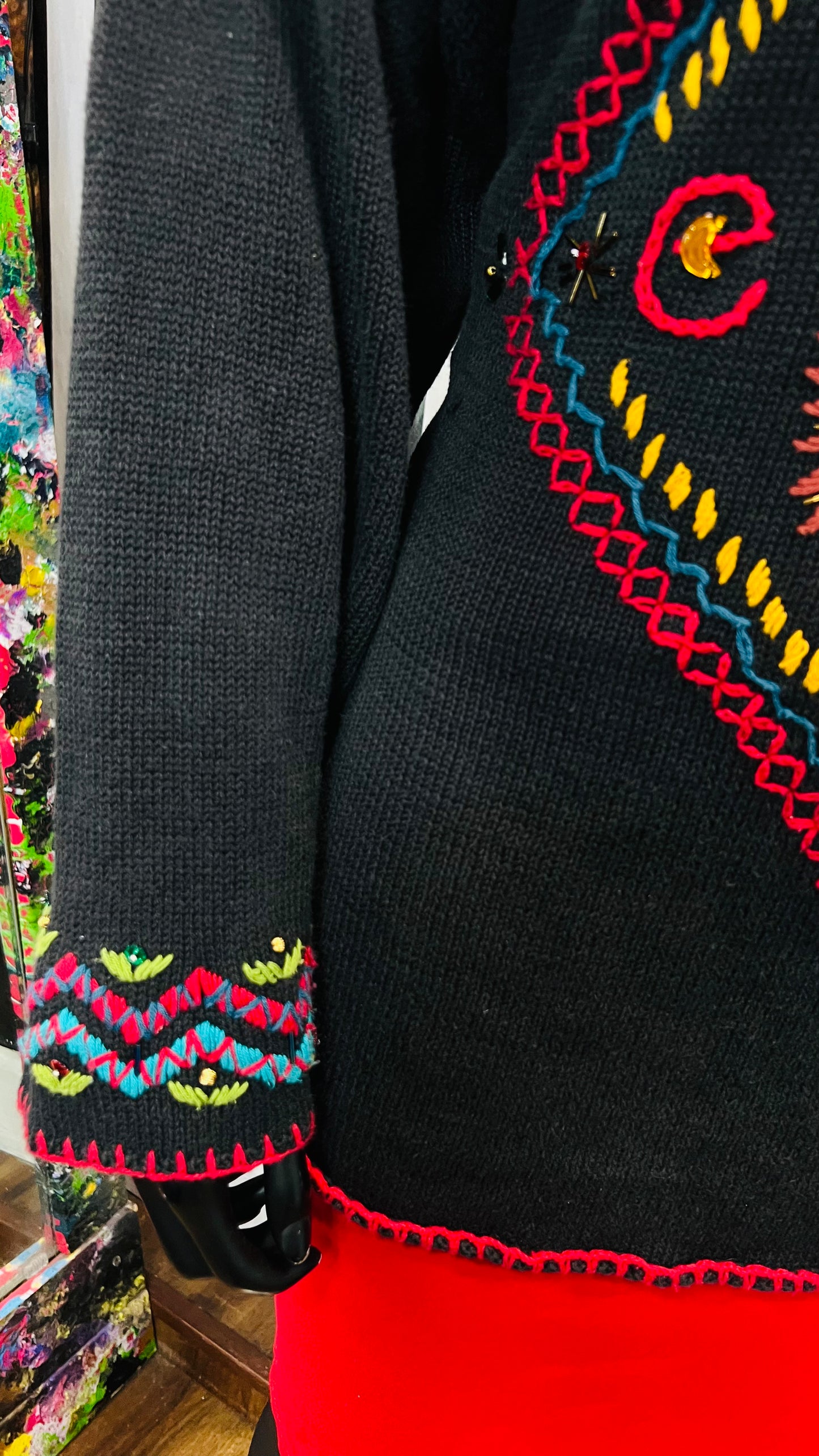 Vintage Carole Little Knitted Sweater (22)