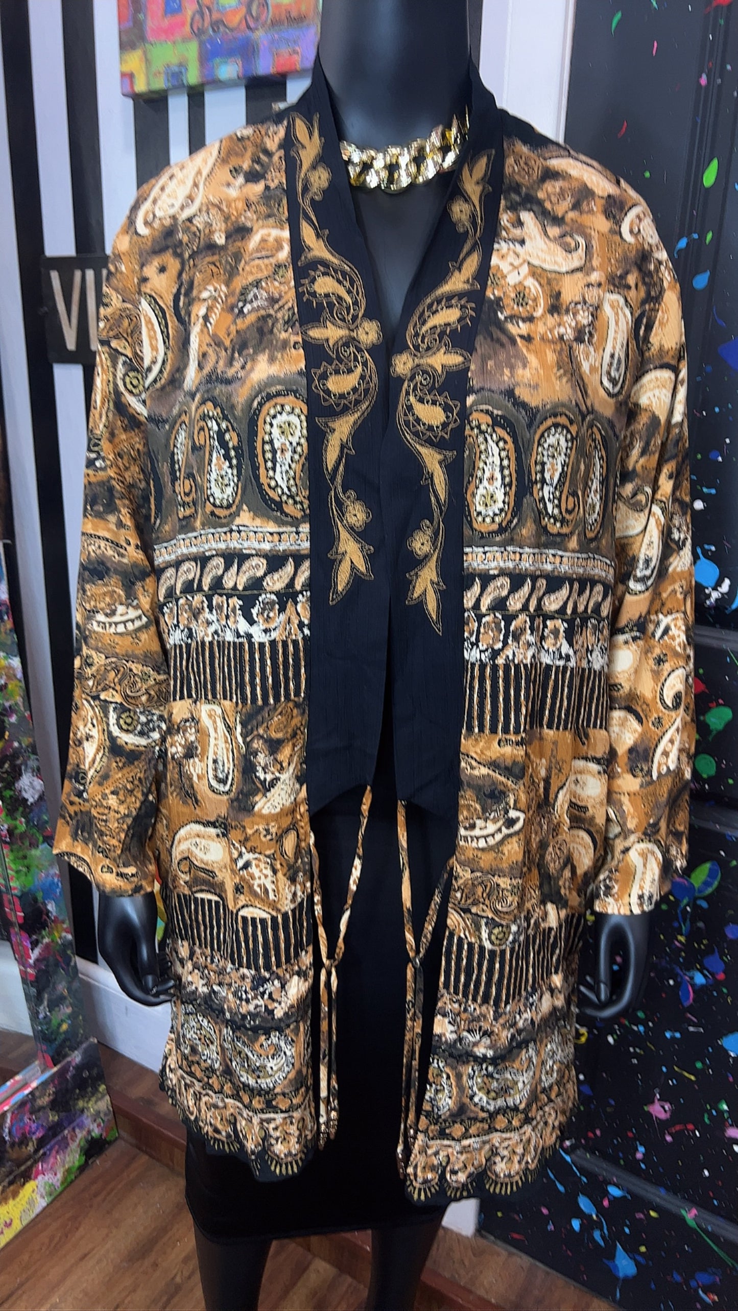 Vintage Rayon Carole Little Duster (24)