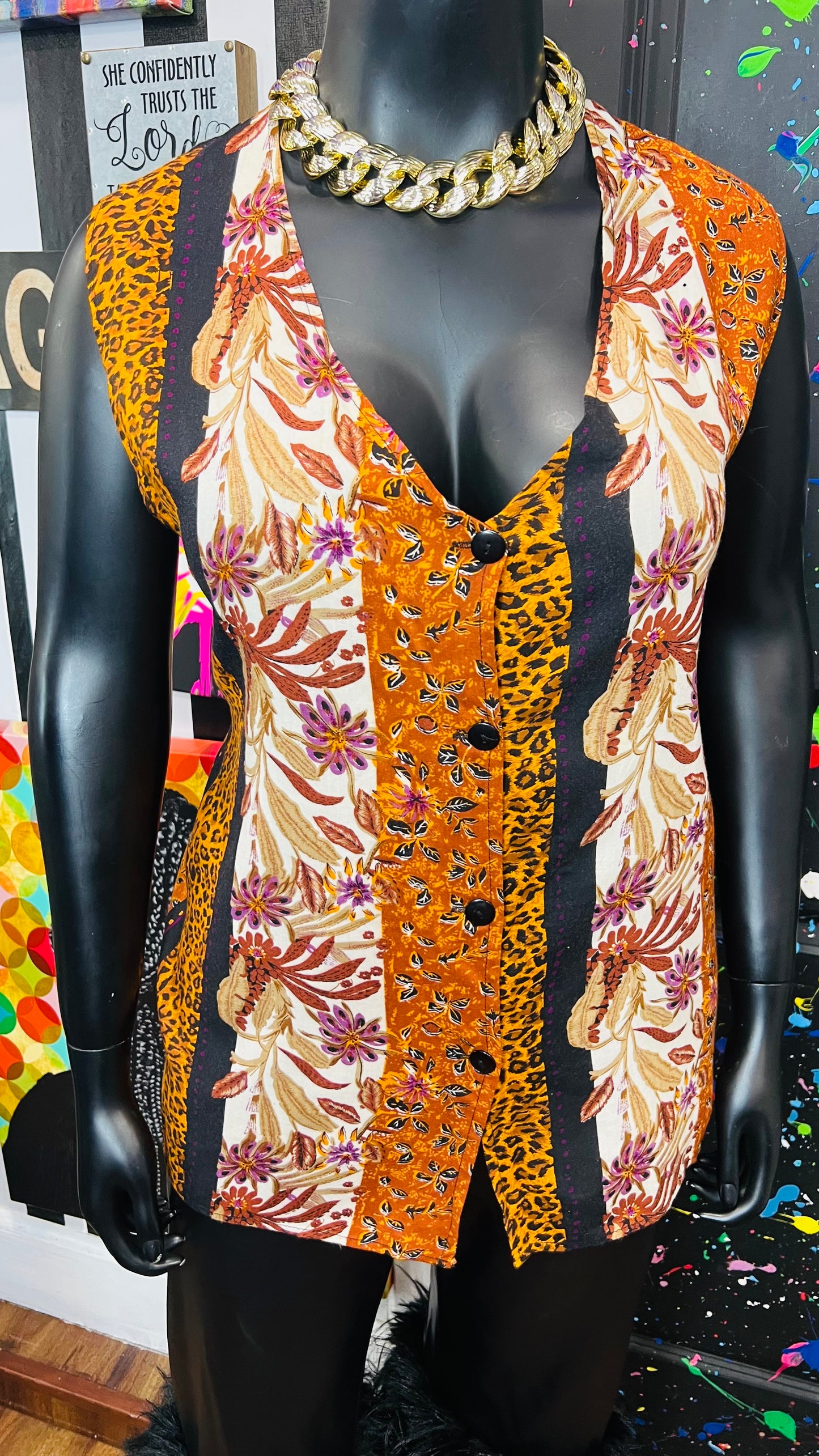 Vintage Sleeveless 90’s Blouse (24)