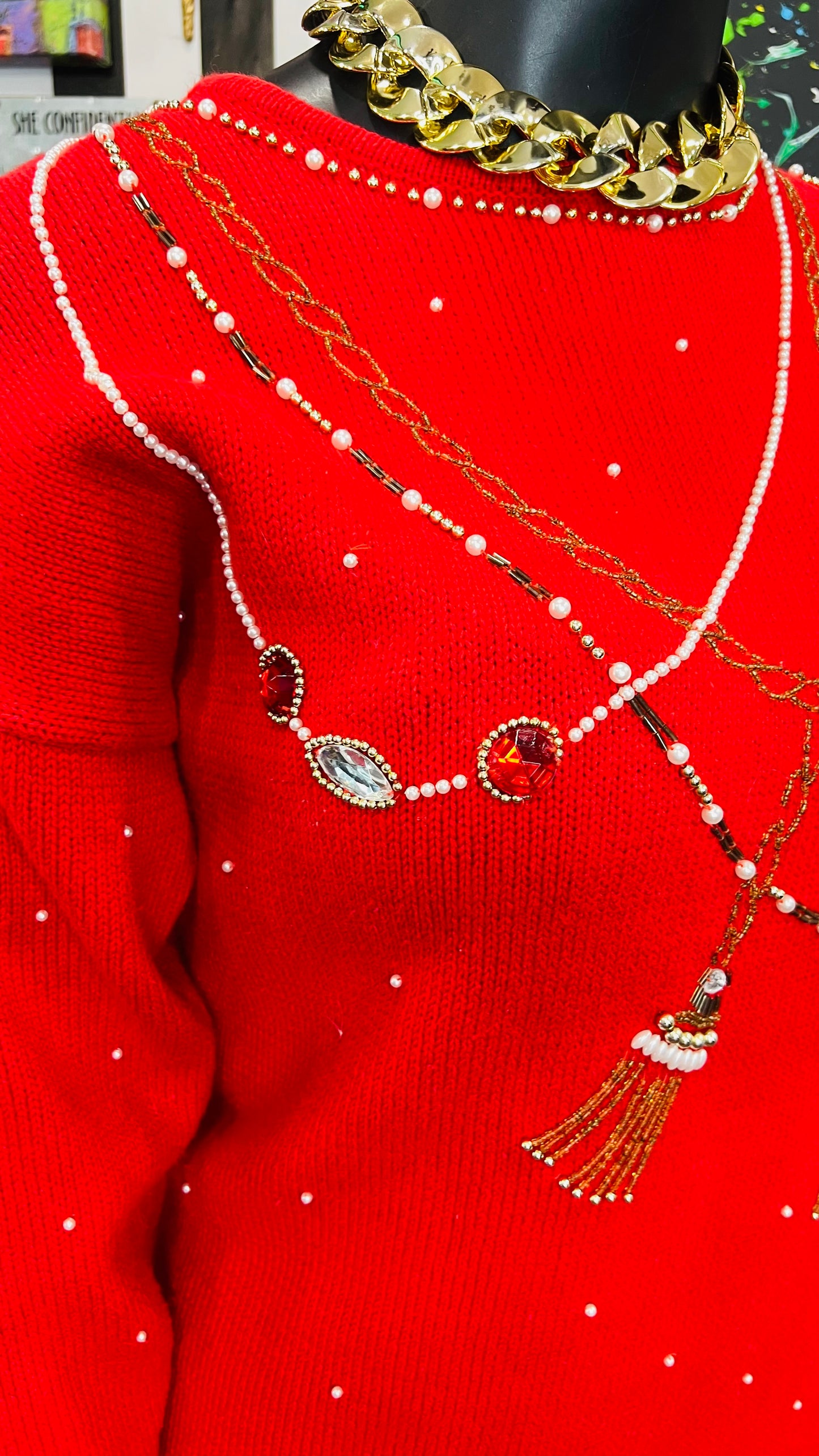 Vintage Sequin Sweater (18)